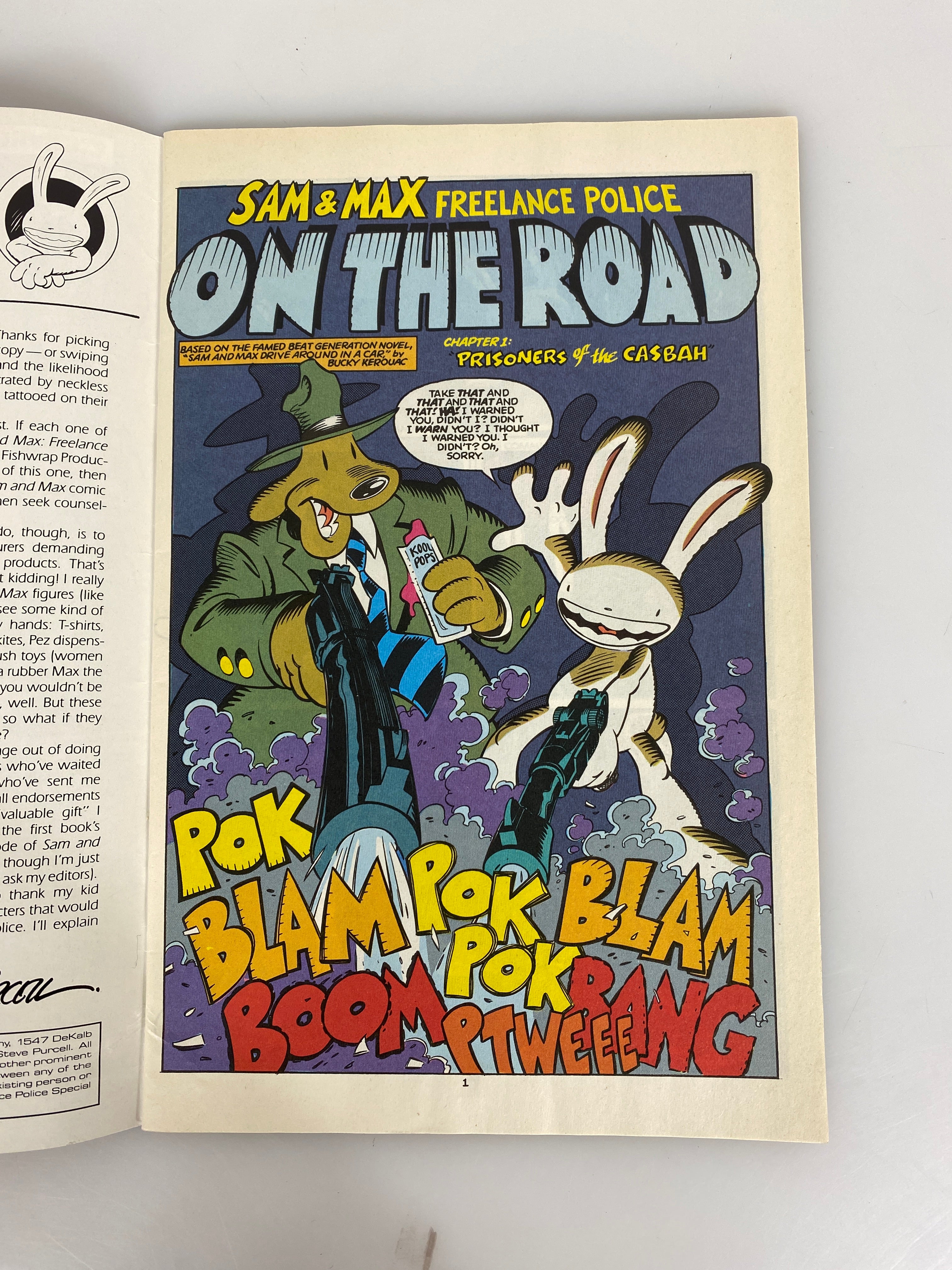 Sam and Max Comic #1 Comico 1989