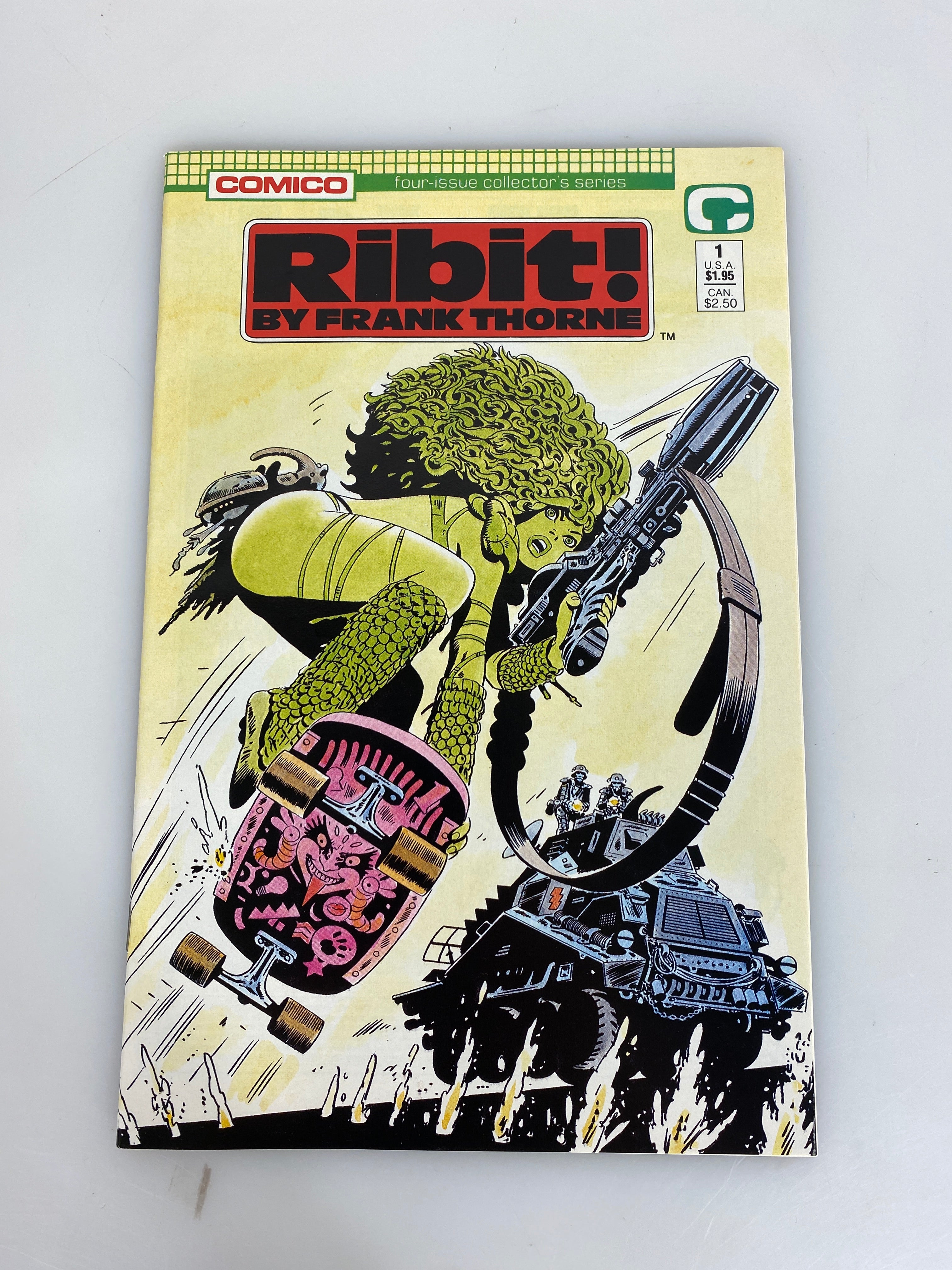Ribit Comic #1 by Frank Thorne Comico 1989