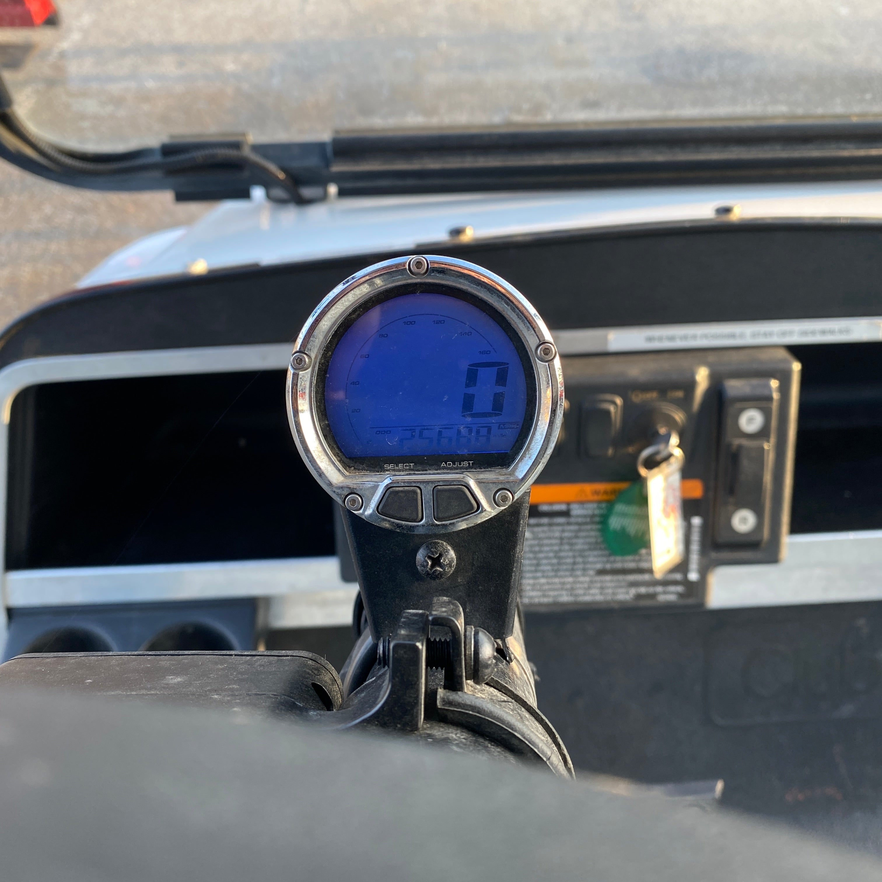 Club Car Villager White Electric Golf Cart