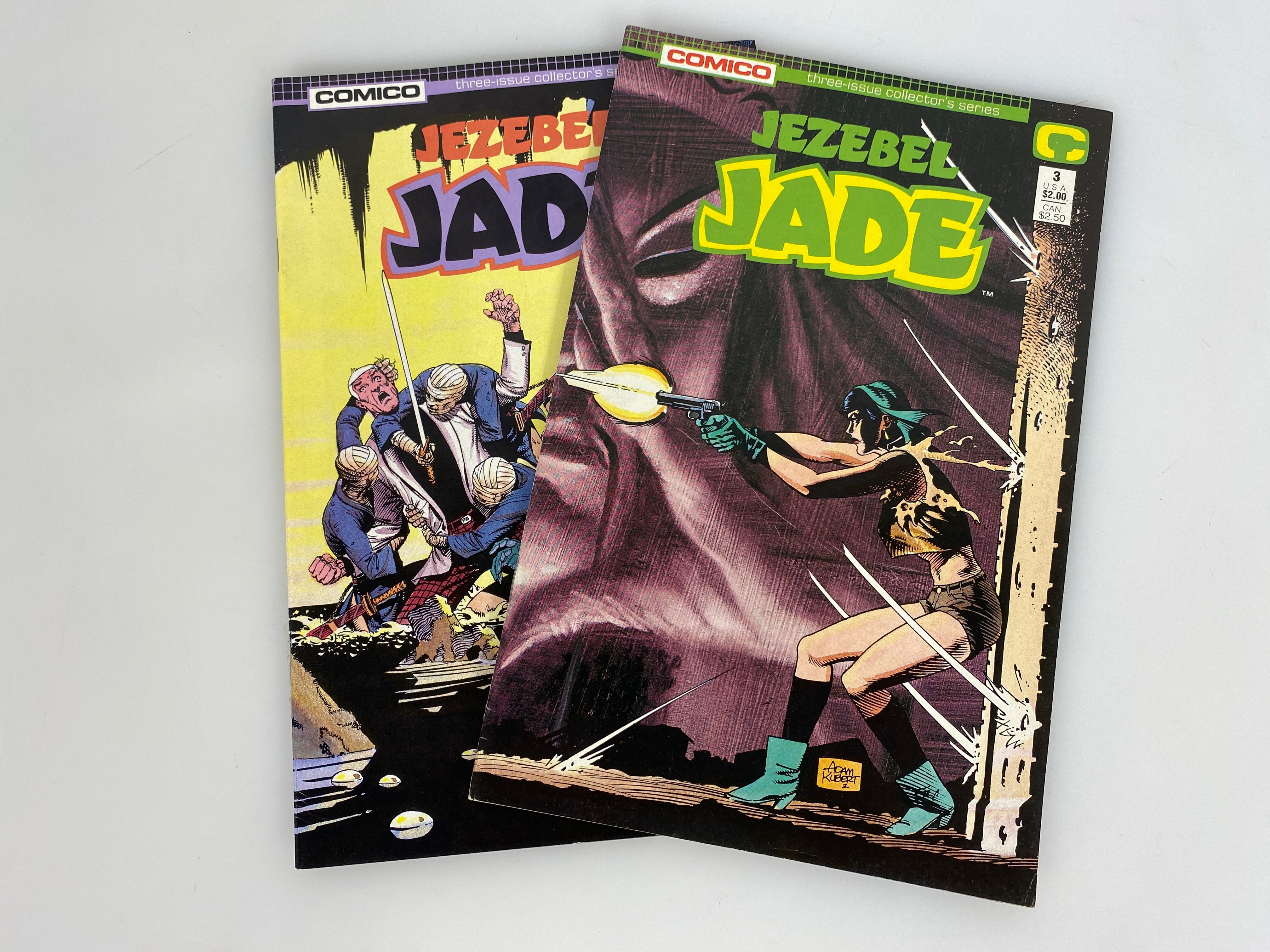Lot of 2 Jezebel Jade Comico Comic Books 1988