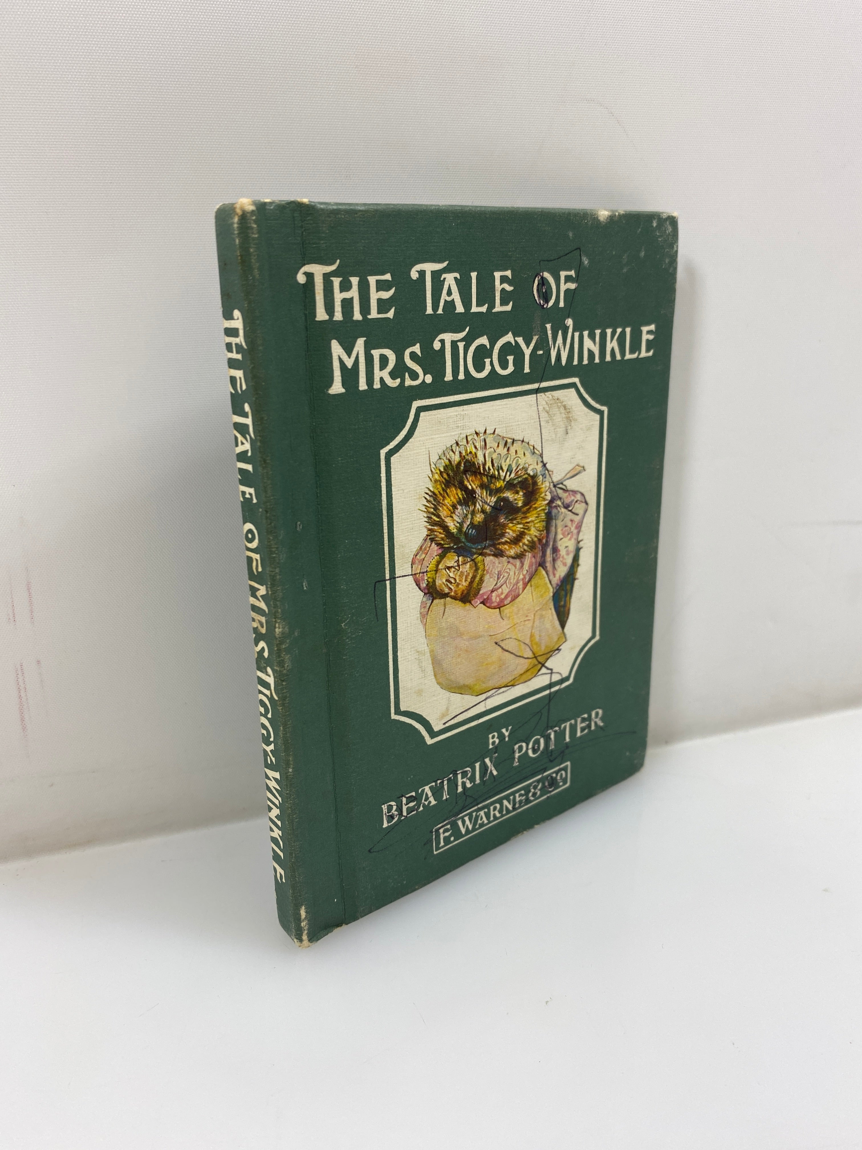 The Tale of Mrs Tiggy-Winkle Beatrix Potter 1905 Antique HC