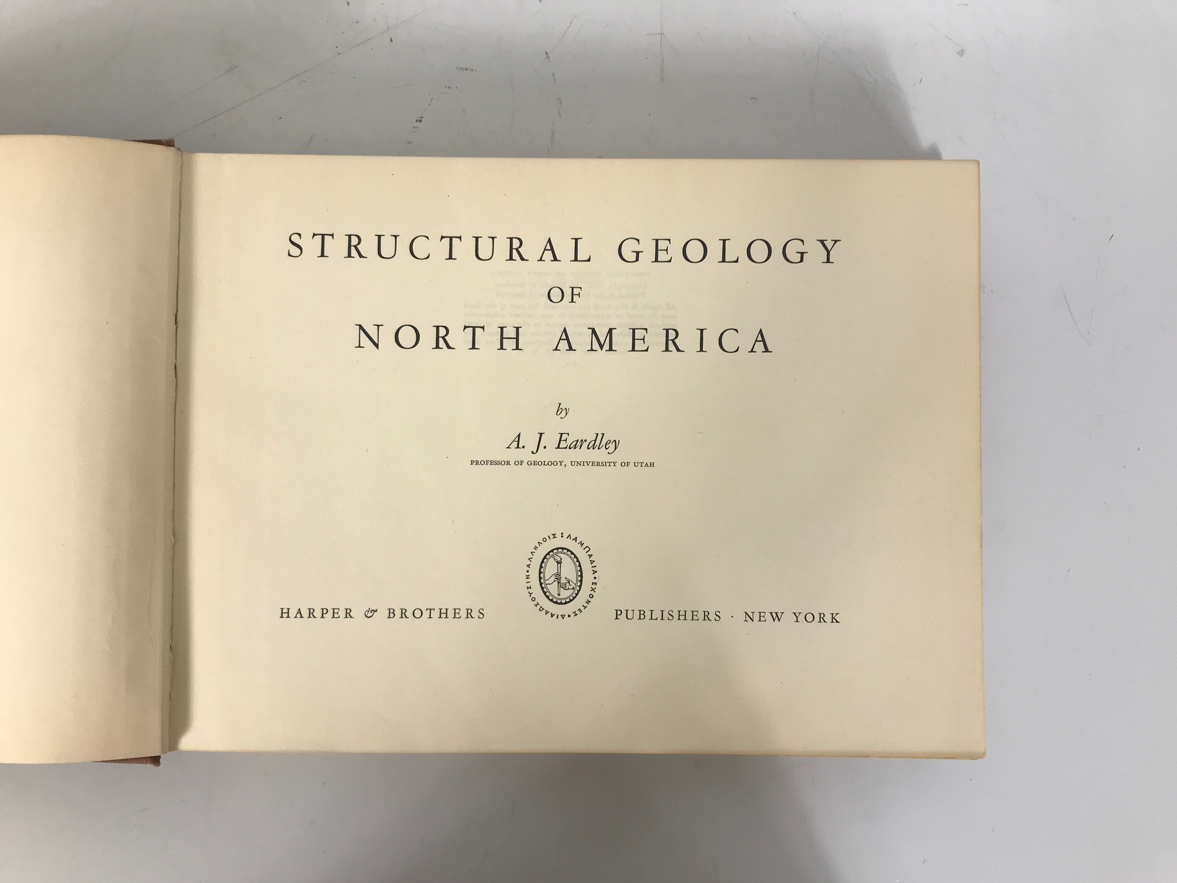 2 Geology Texts: James Hutton/Structural Geology of North America 1951-67 HC