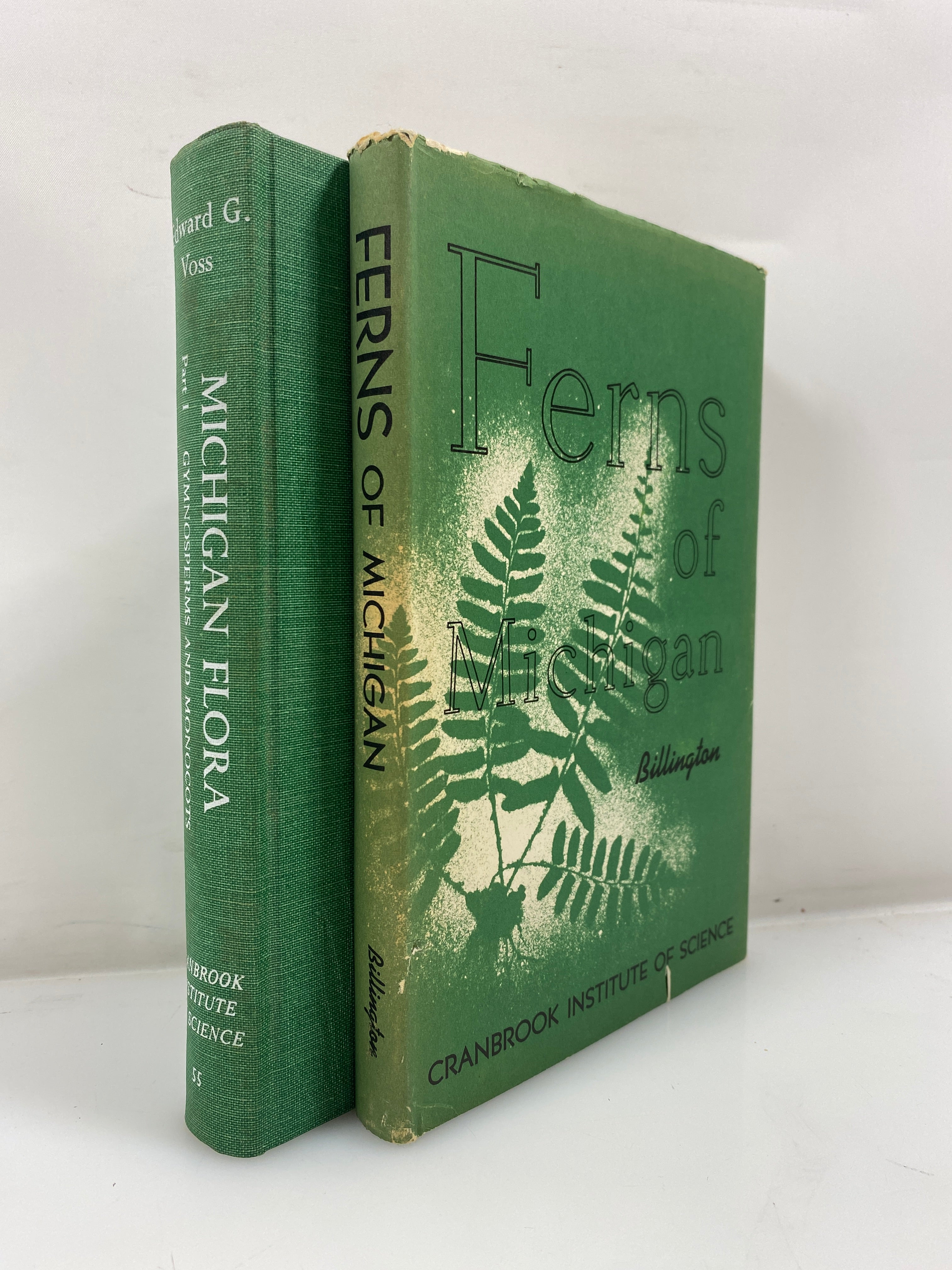 Lot of 2: Michigan Flora/Ferns of Michigan Cranbrook Institute of Science HC