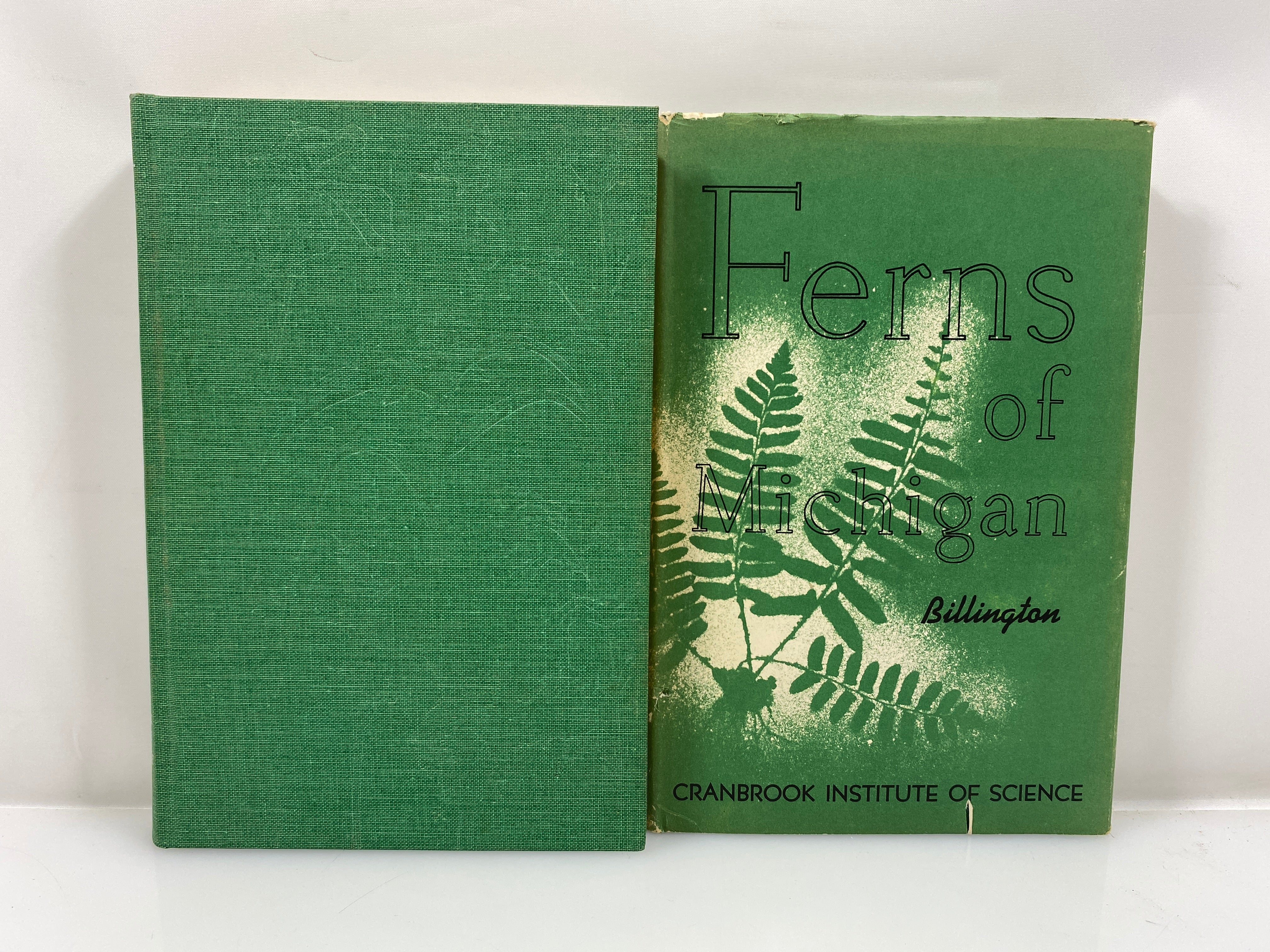 Lot of 2: Michigan Flora/Ferns of Michigan Cranbrook Institute of Science HC