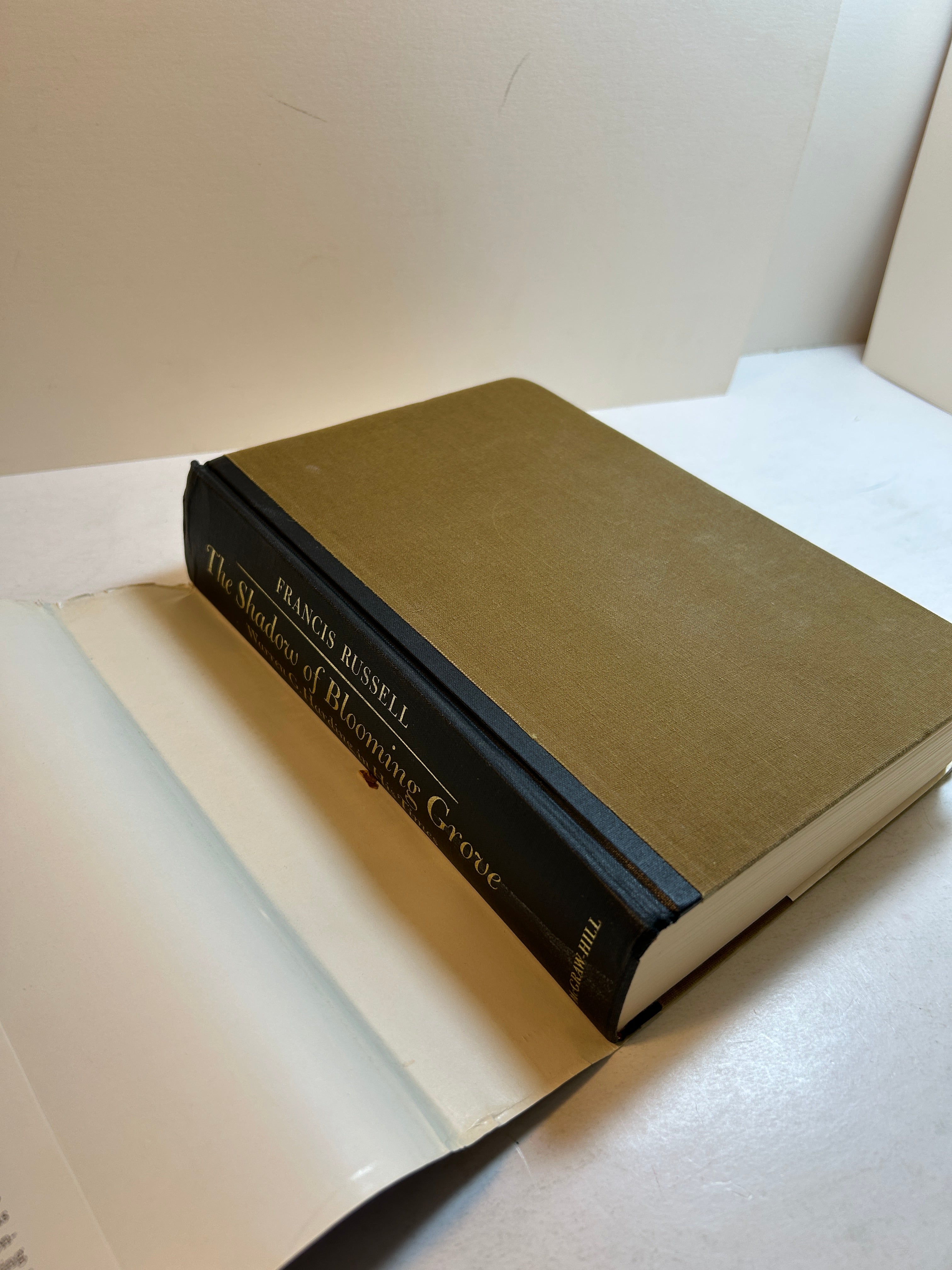 The Shadow of Blooming Grove by Francis Russell 1968 HCDJ