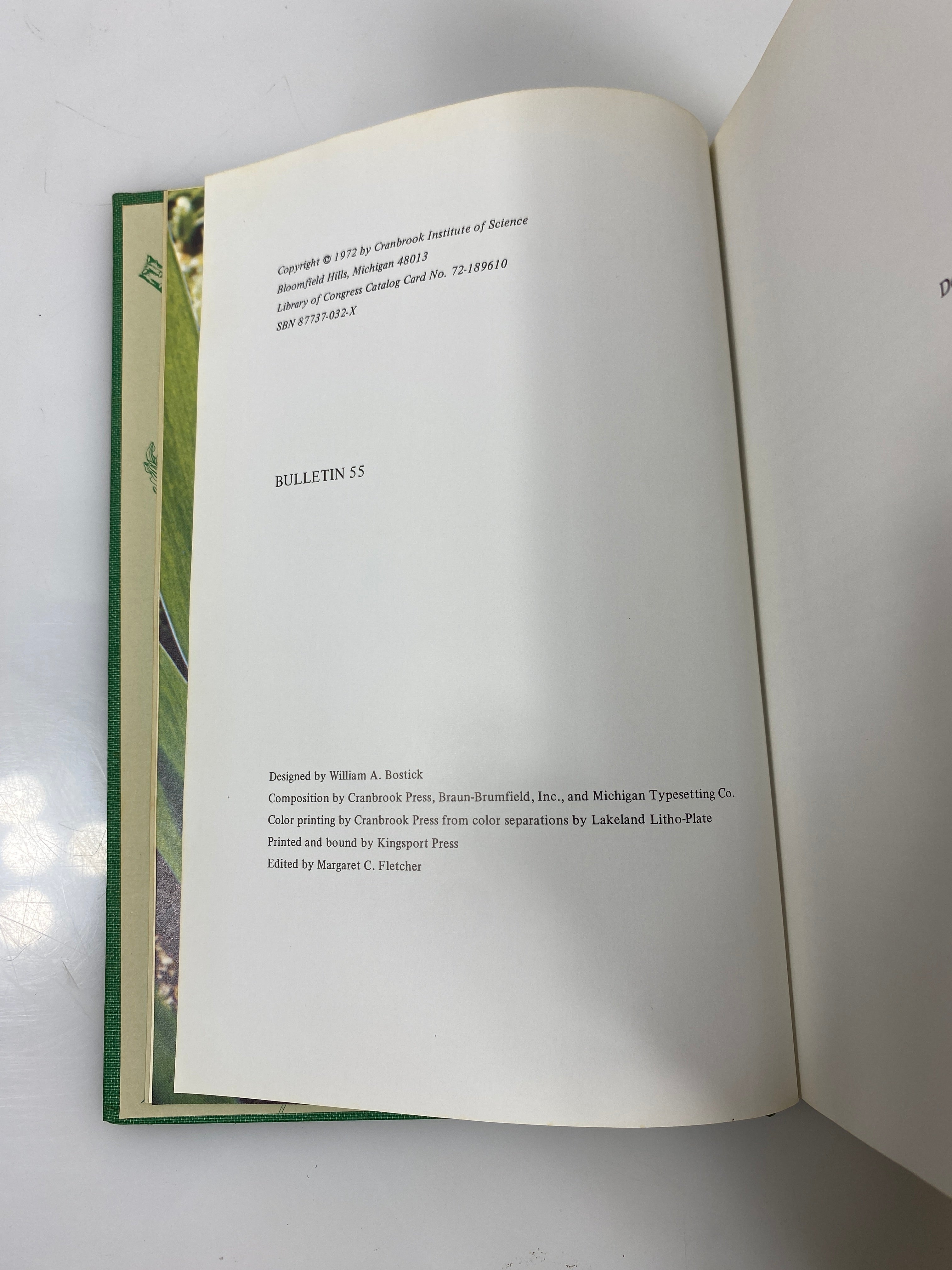 Lot of 2: Michigan Flora/Ferns of Michigan Cranbrook Institute of Science HC