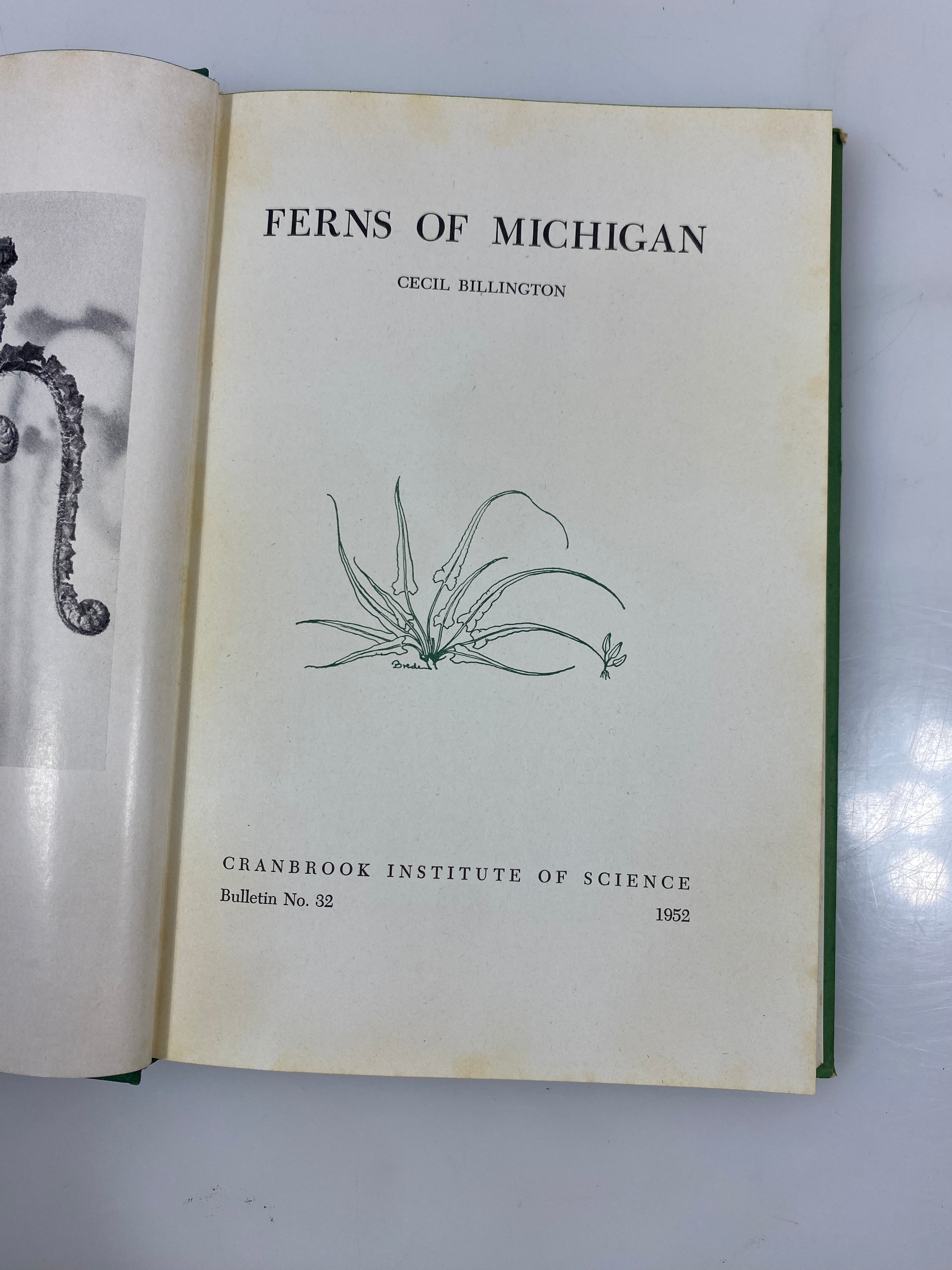 Lot of 2: Michigan Flora/Ferns of Michigan Cranbrook Institute of Science HC