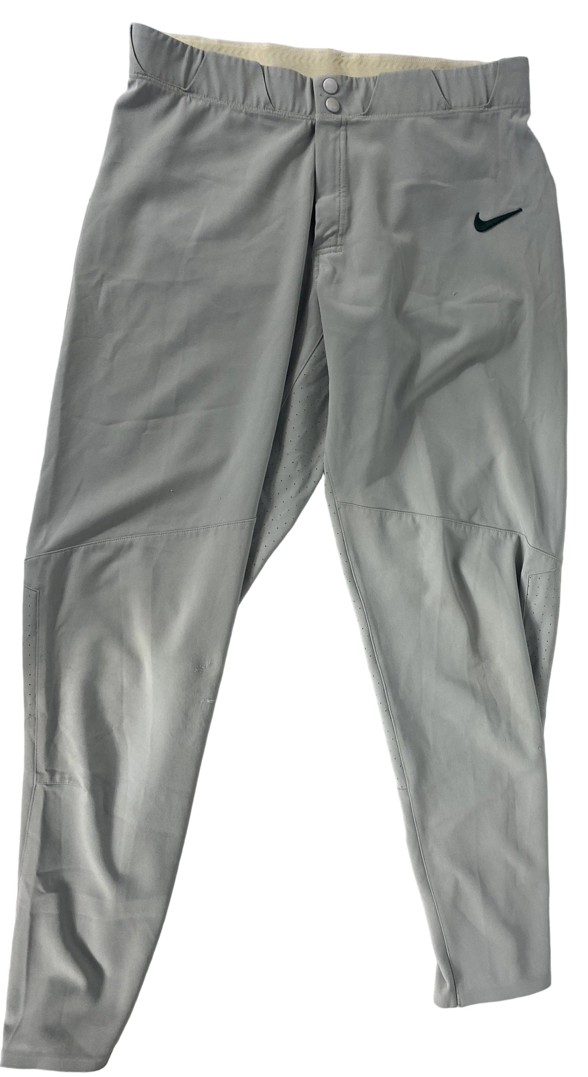 Nike Light Grey MSU Baseball Game Day Pants Size L, 32" Waist