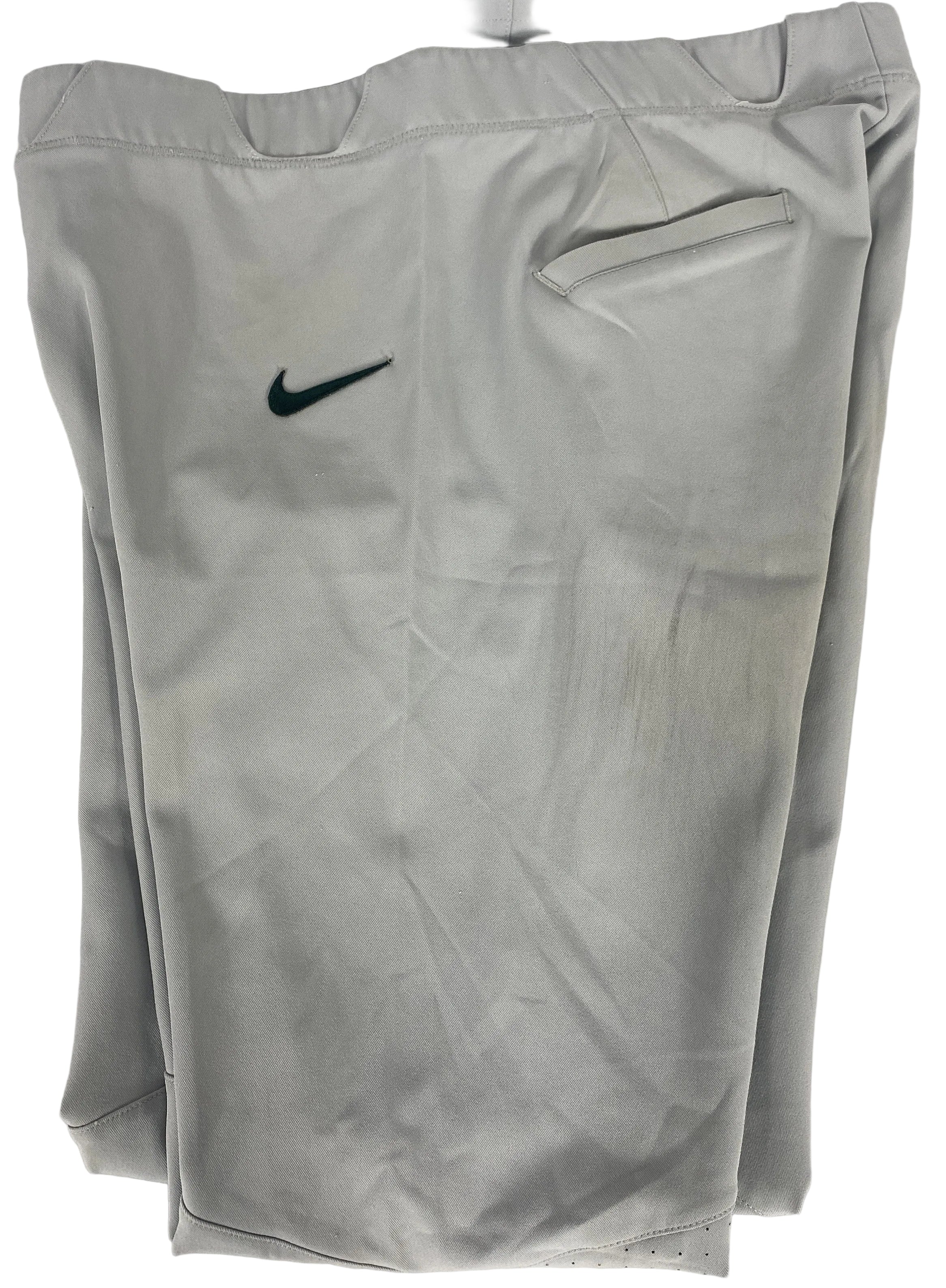Nike Light Grey MSU Baseball Game Day Pants Size L, 34" Waist