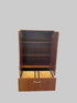 Cherry Finish Storage Armoire Cabinet with Shelves & 2 File Drawers