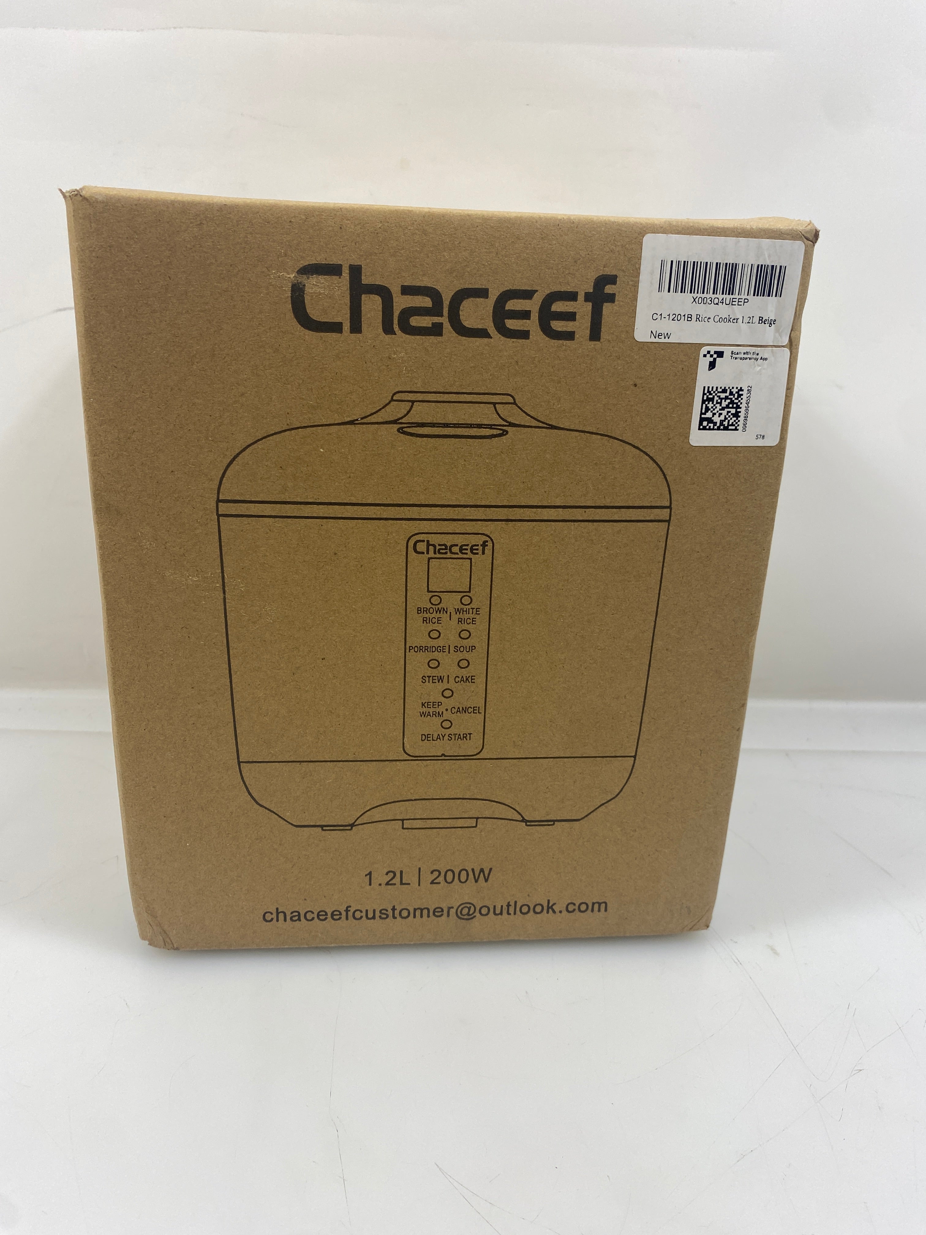 Chaseef Rice Cooker 1.2L 200W *New*
