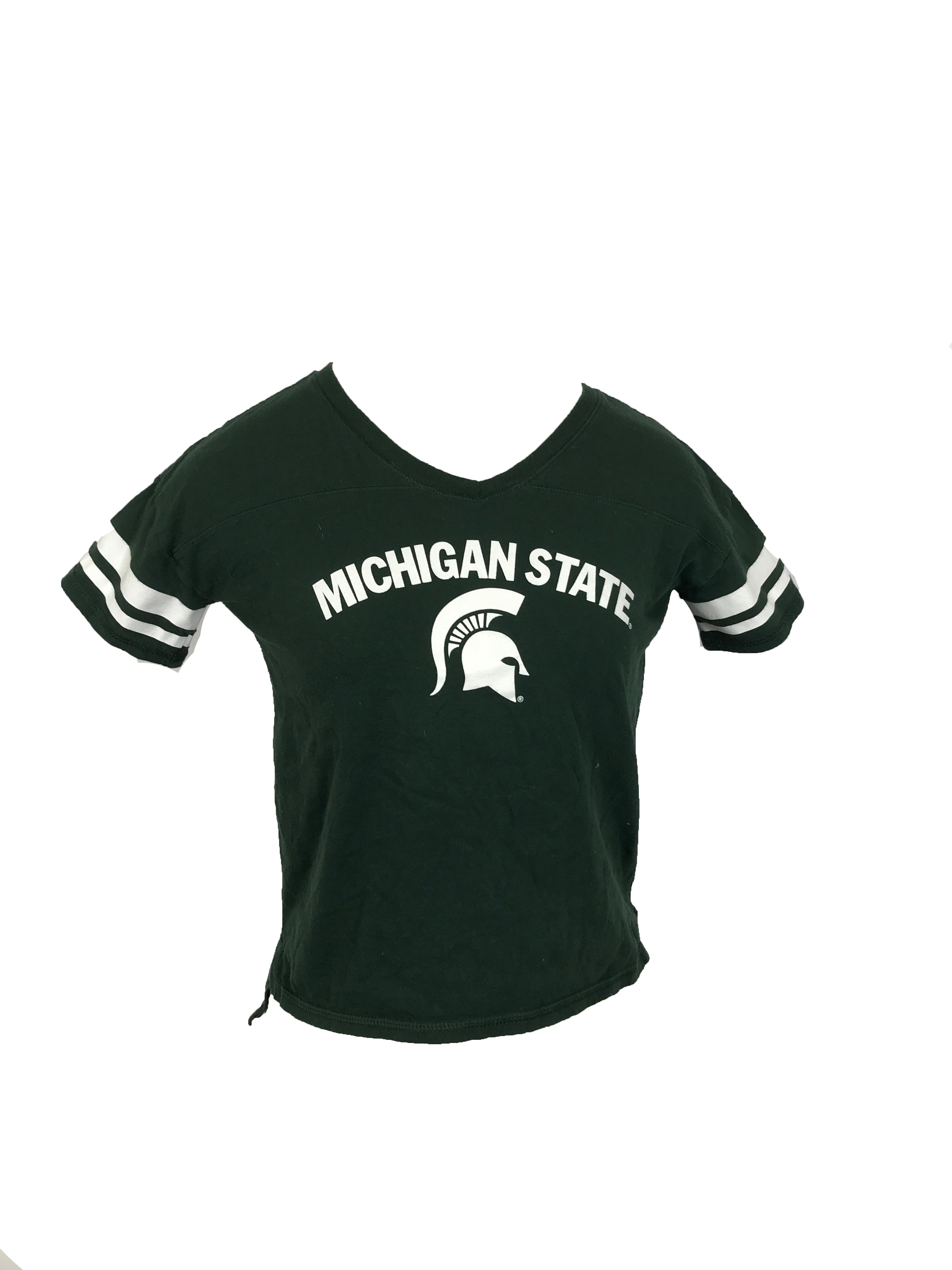 Green Michigan State T-Shirt Youth Large