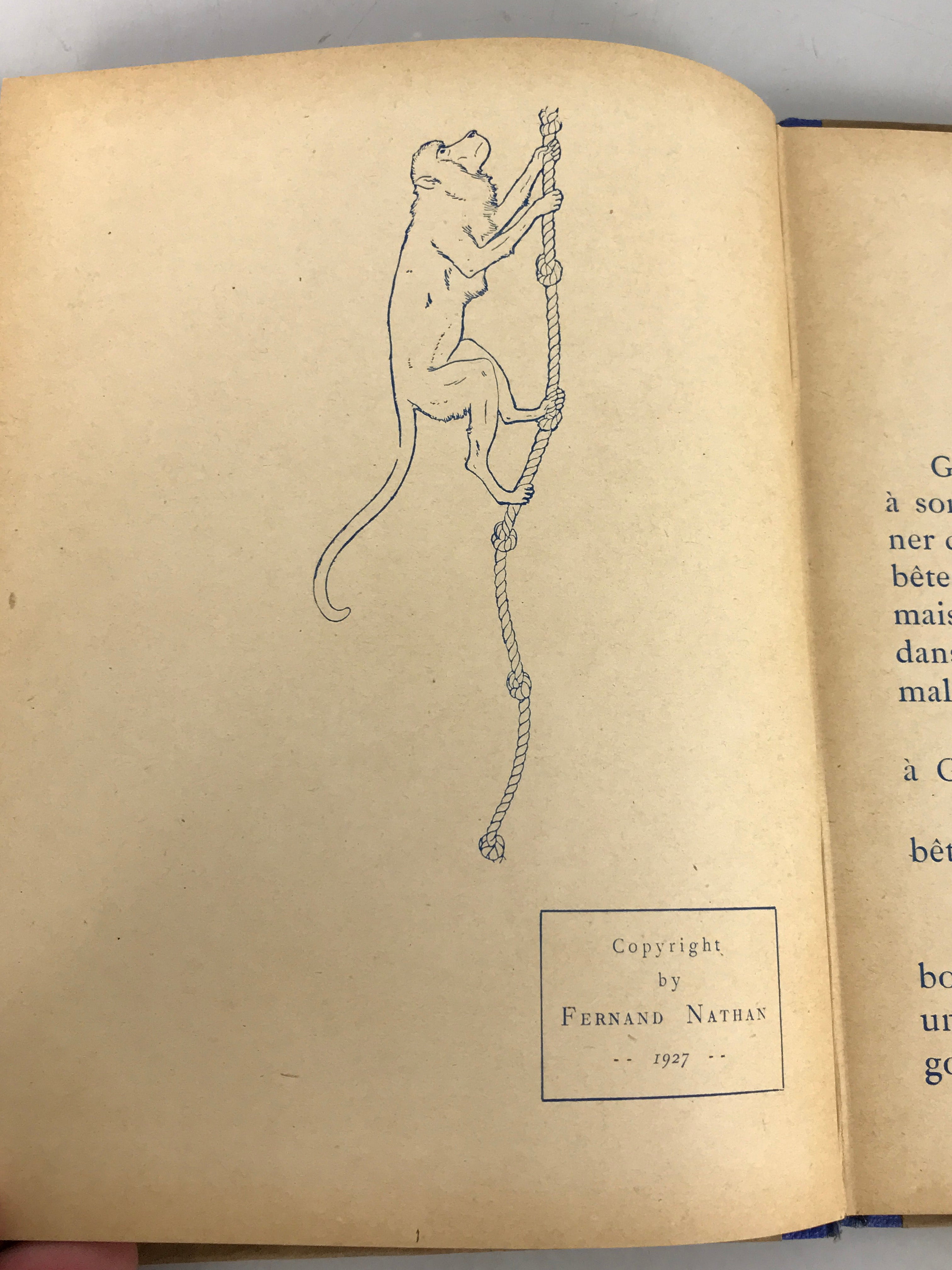 Georgie au Jardin Zoologique (in French) by Perrin-DuPortal 1927 HC