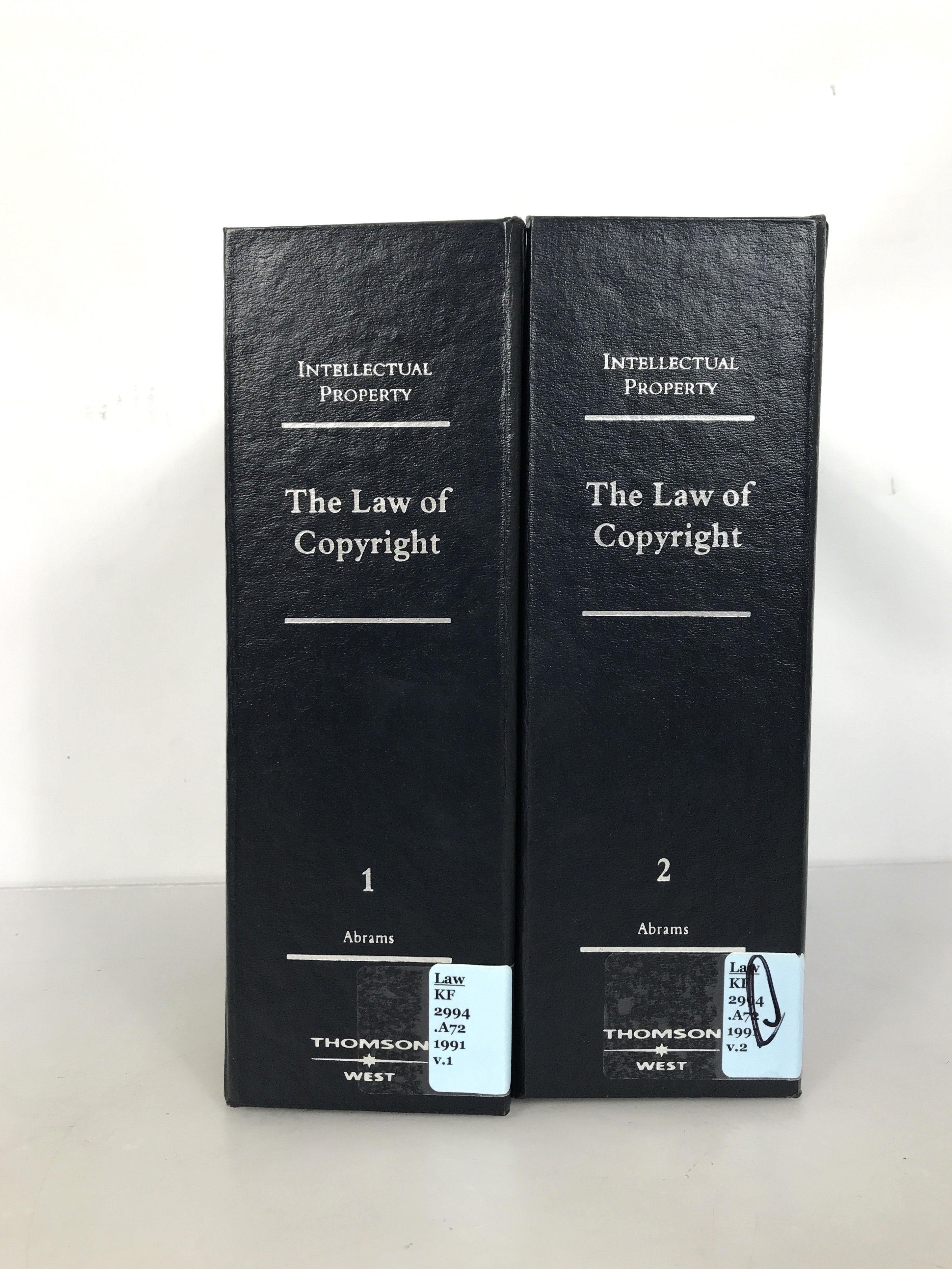 The Law of Copyright Vol 1 and 2 Abrams and Ochoa 2022 Intellectual Property Library Ring Bound