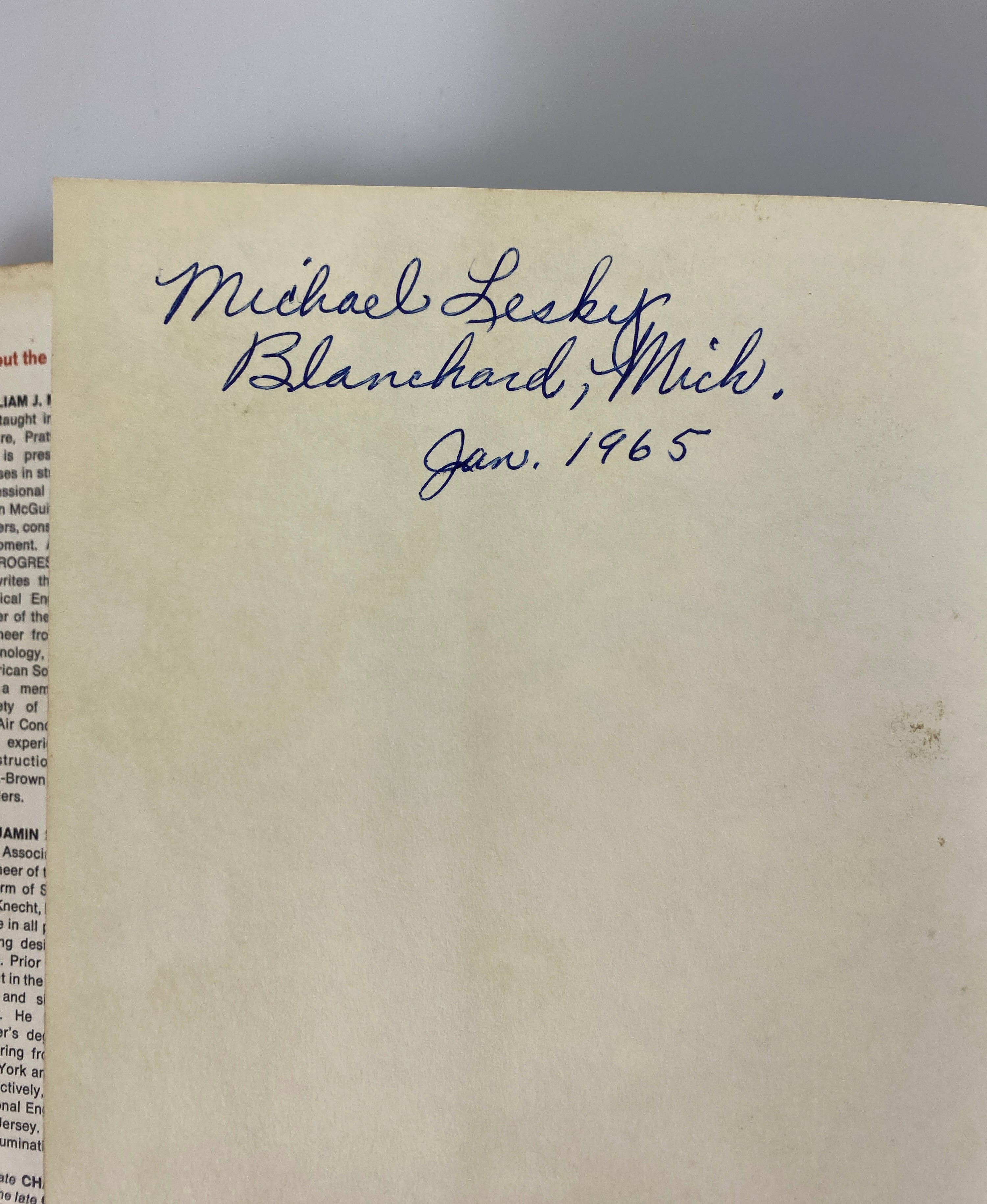 Mechanical & Electrical Equipment for Buildings by McGuinness 1964 HC DJ