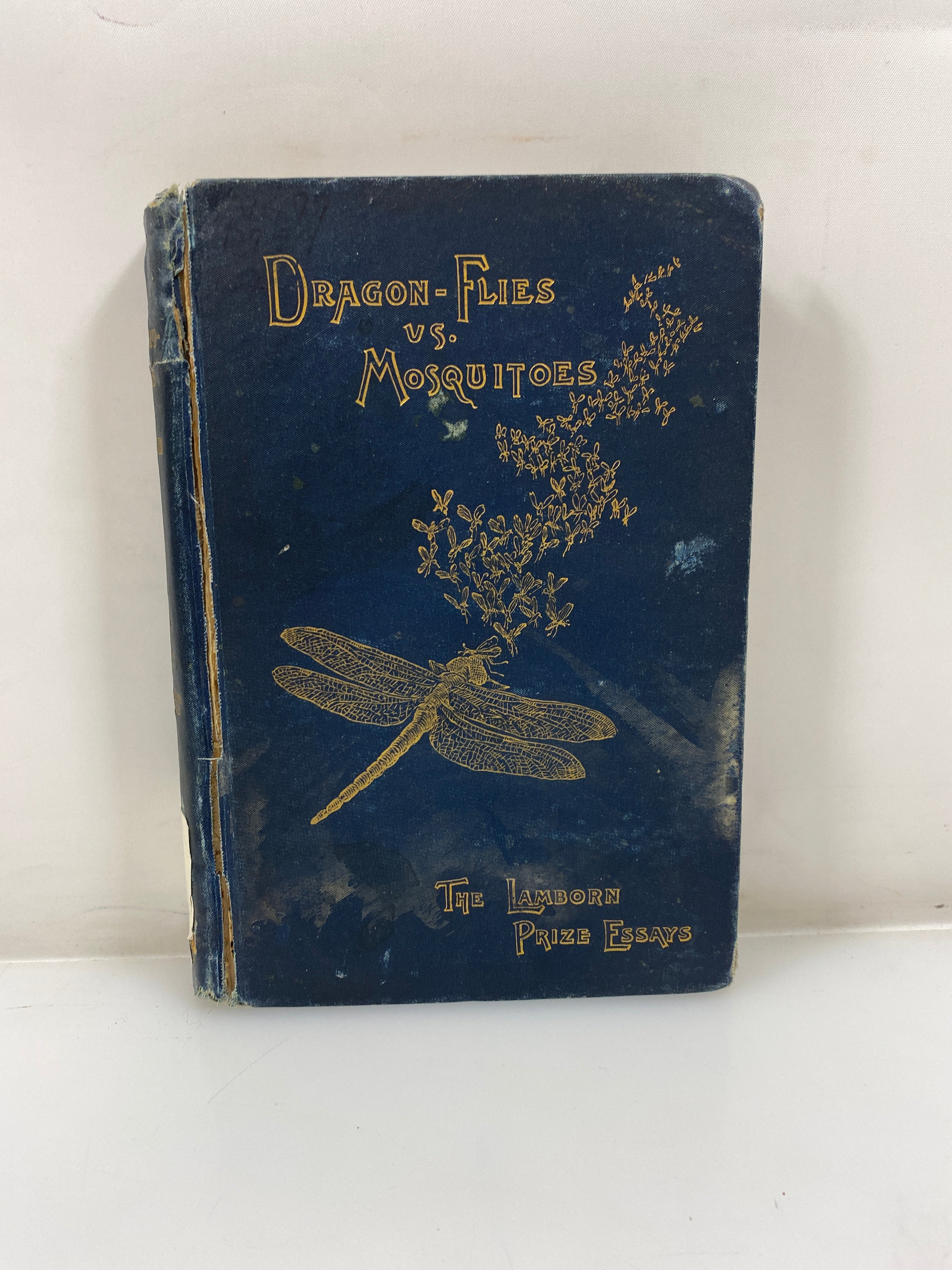 Dragon Flies vs Mosquitoes by Lamborn Ex-library 1890 HC