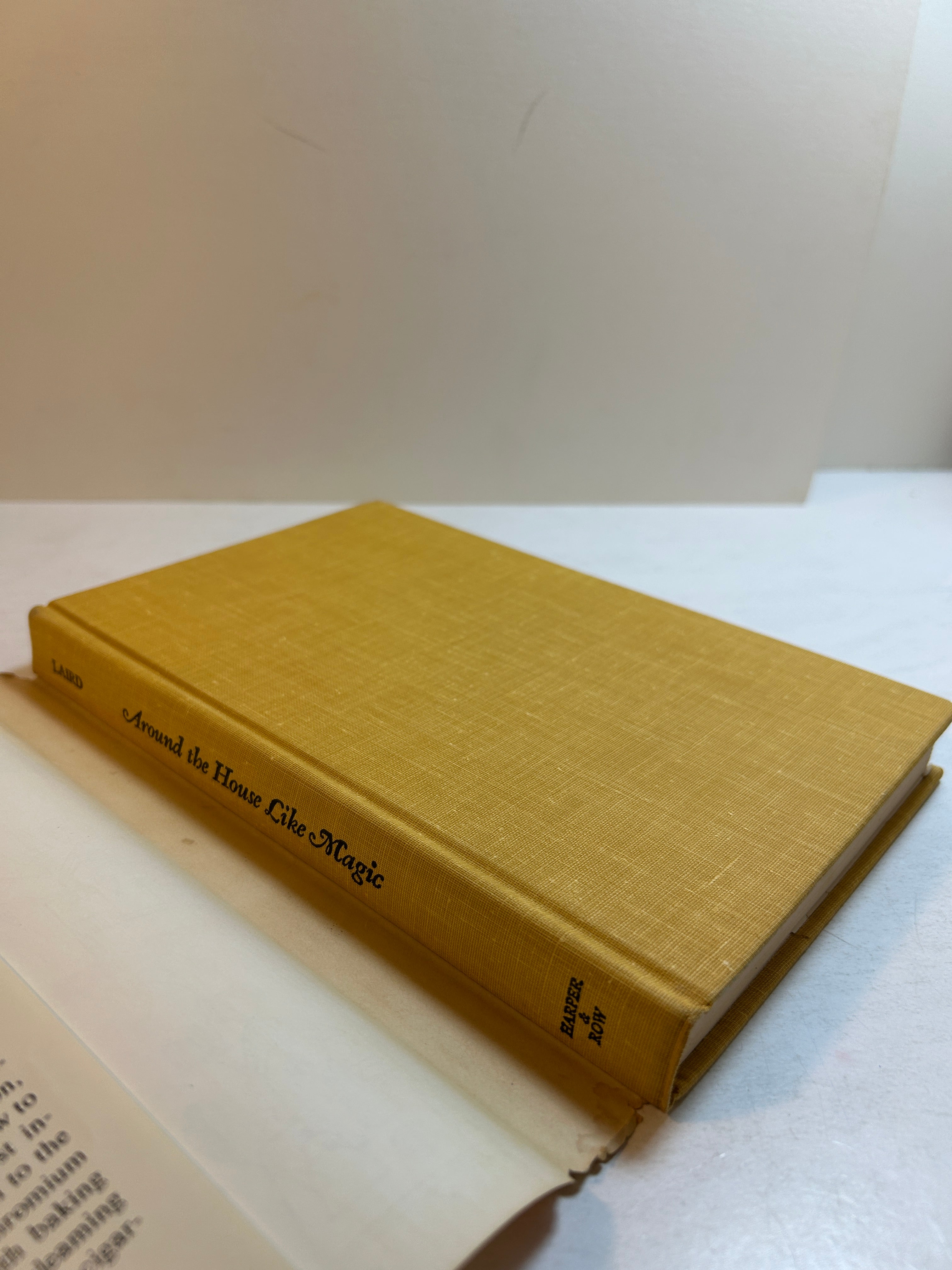 Around the House Like Magic by Jean E. Laird 1st Ed 1967 Random House HCDJ