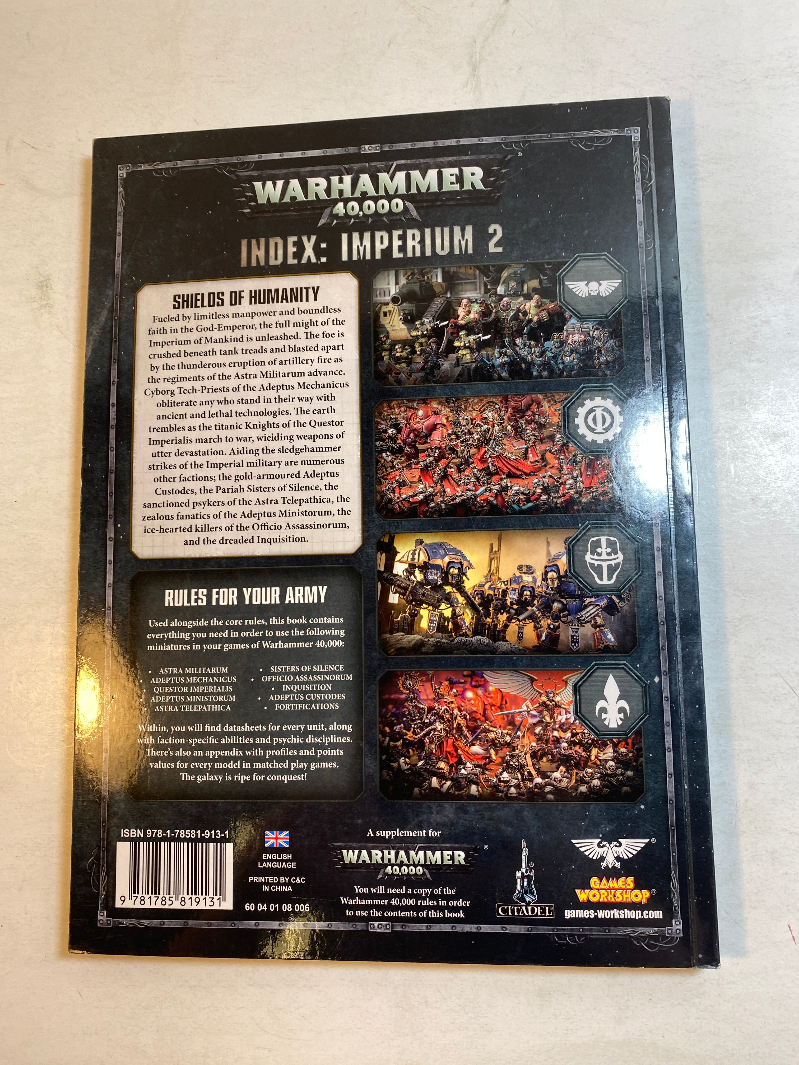 Warhammer 40000 Index: Imperium 2 2017
