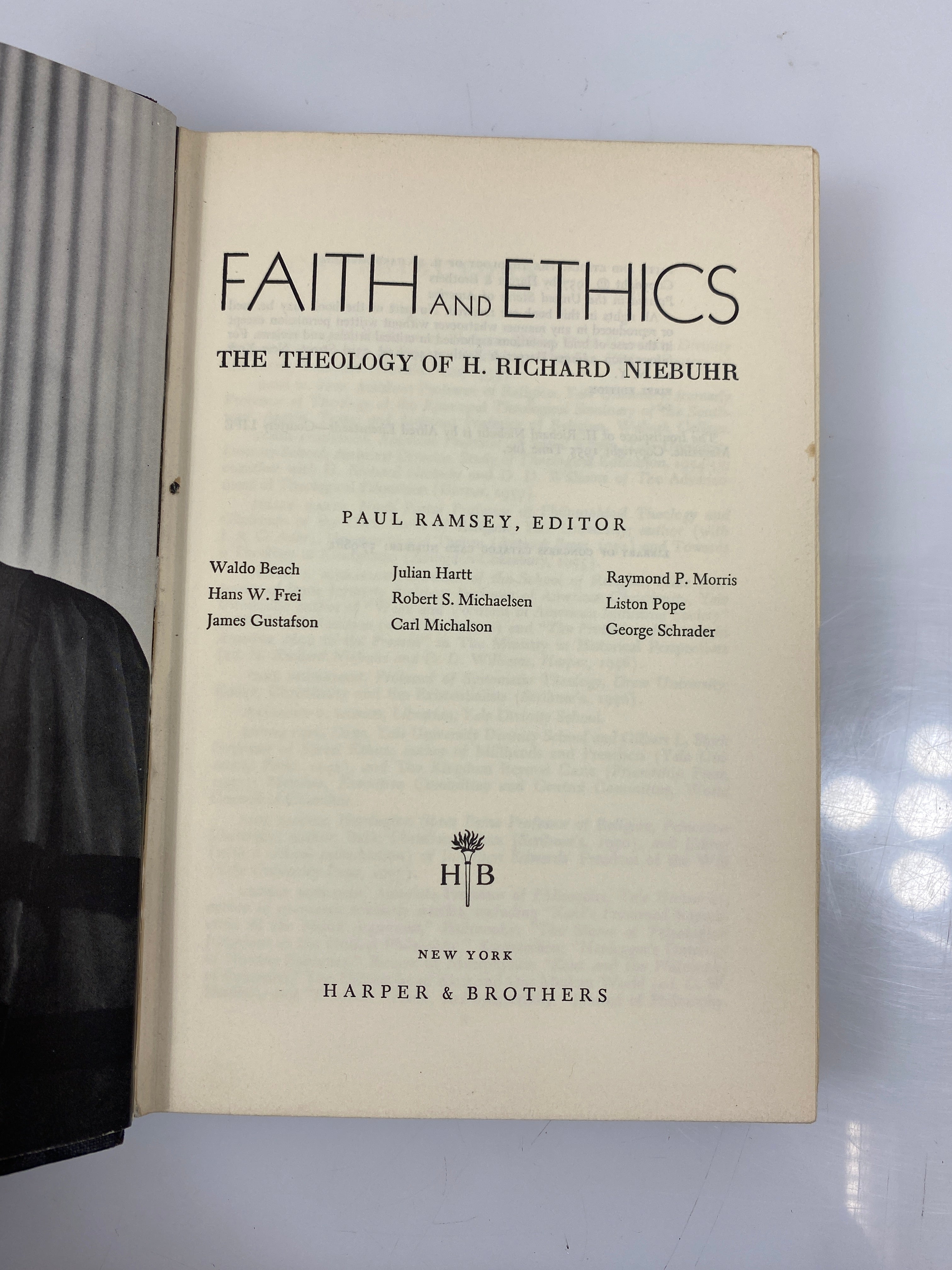 Lot of 2 Niebuhr: Faith & Ethics/Meaning of Revelation 1955-57 HCDJ