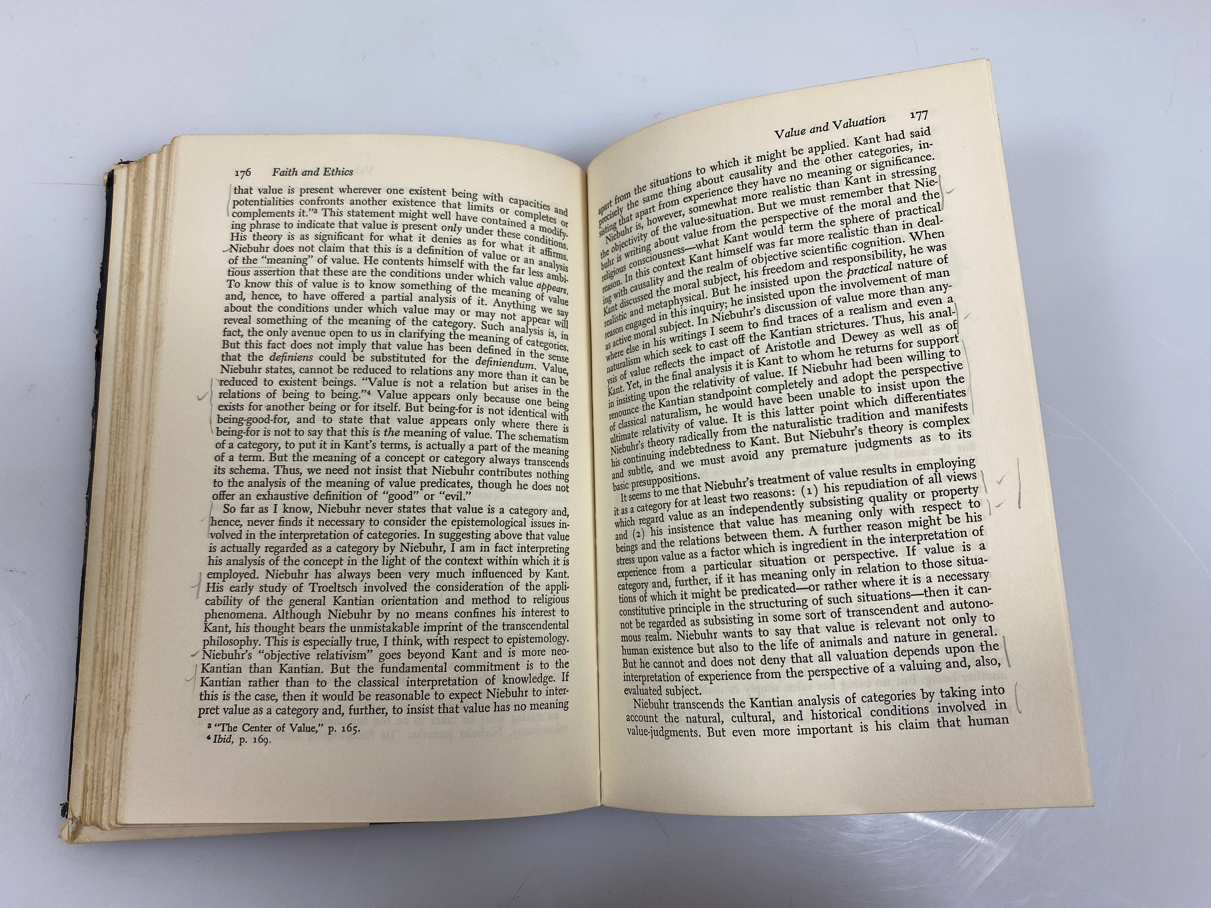Lot of 2 Niebuhr: Faith & Ethics/Meaning of Revelation 1955-57 HCDJ