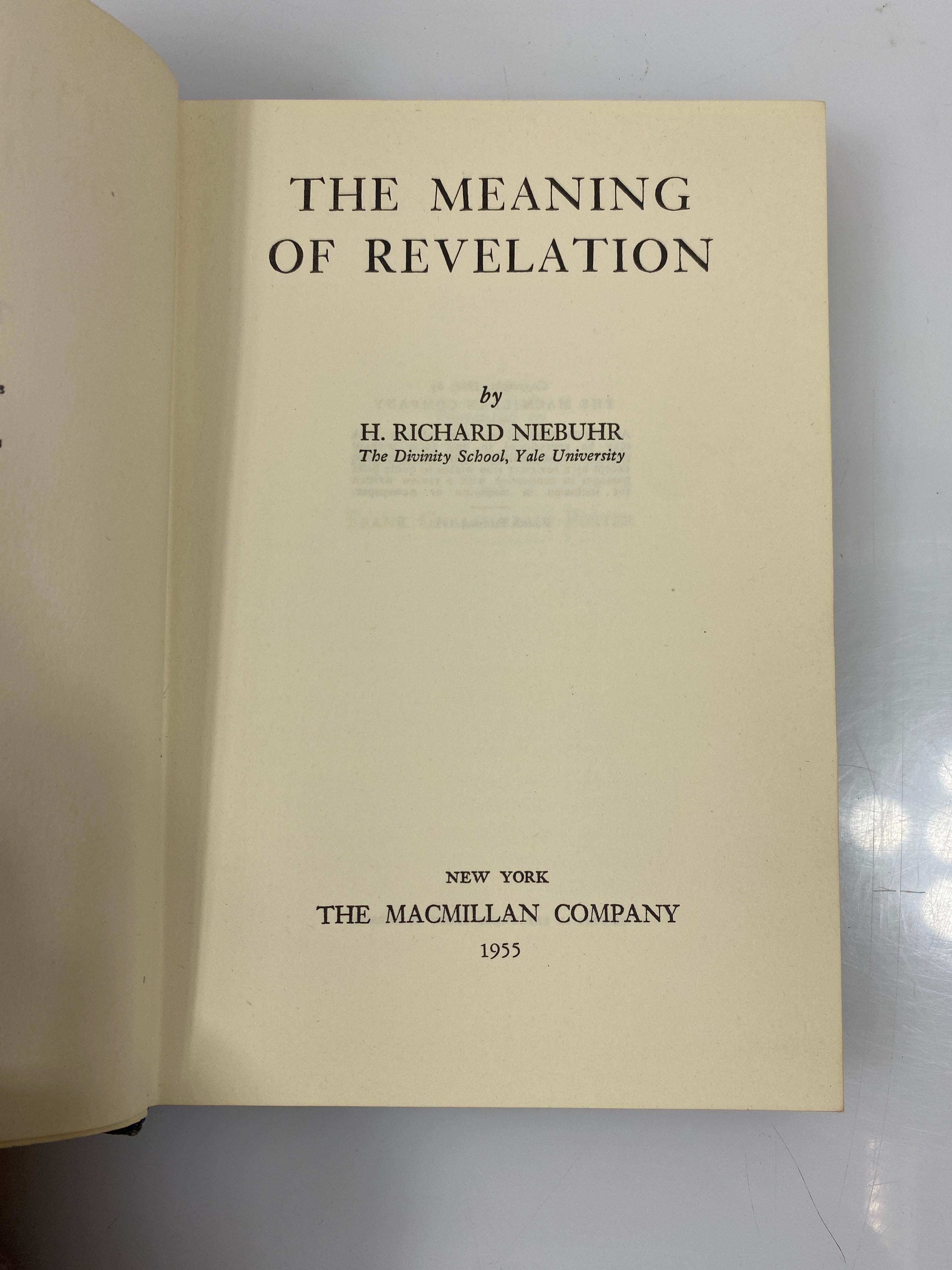 Lot of 2 Niebuhr: Faith & Ethics/Meaning of Revelation 1955-57 HCDJ