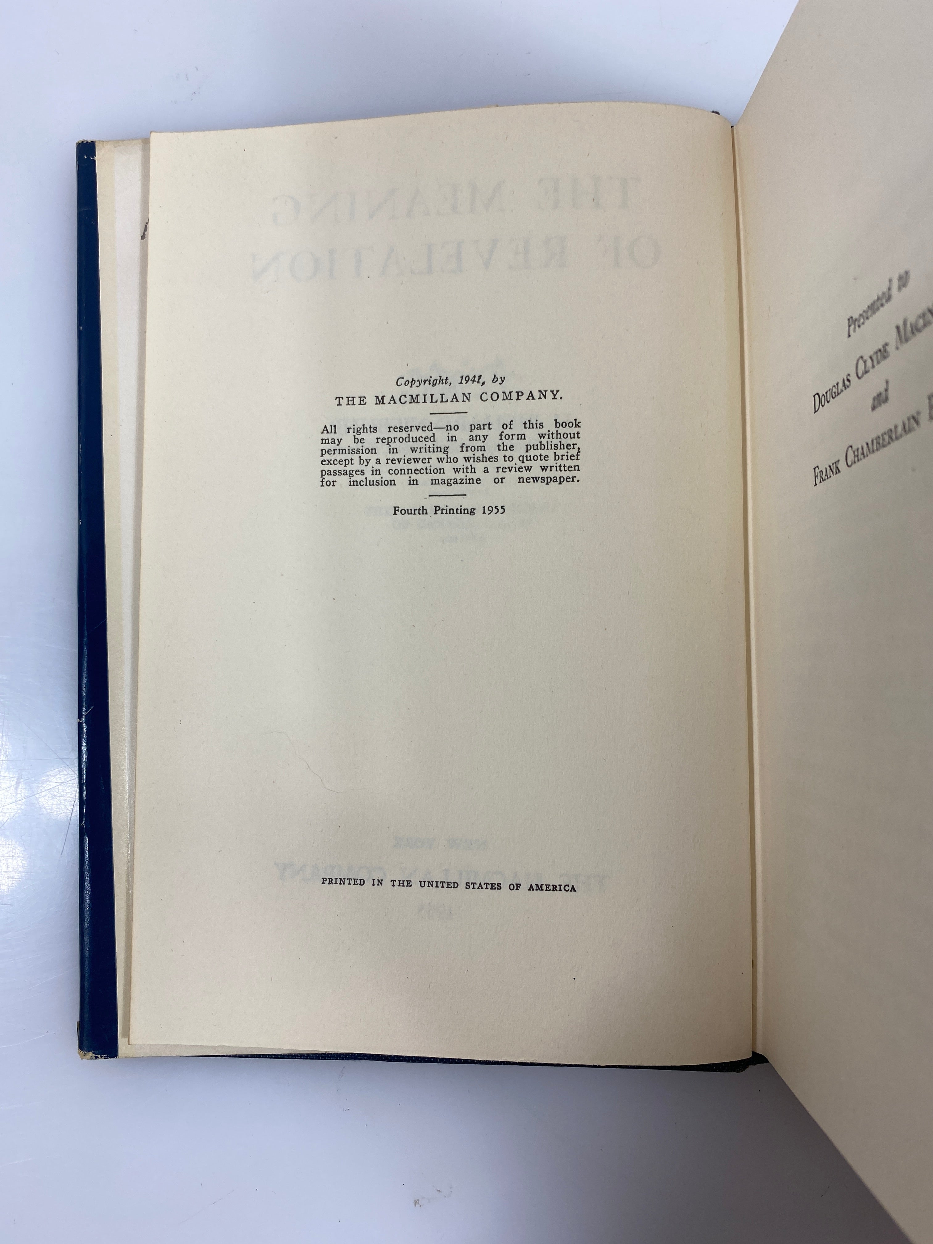 Lot of 2 Niebuhr: Faith & Ethics/Meaning of Revelation 1955-57 HCDJ