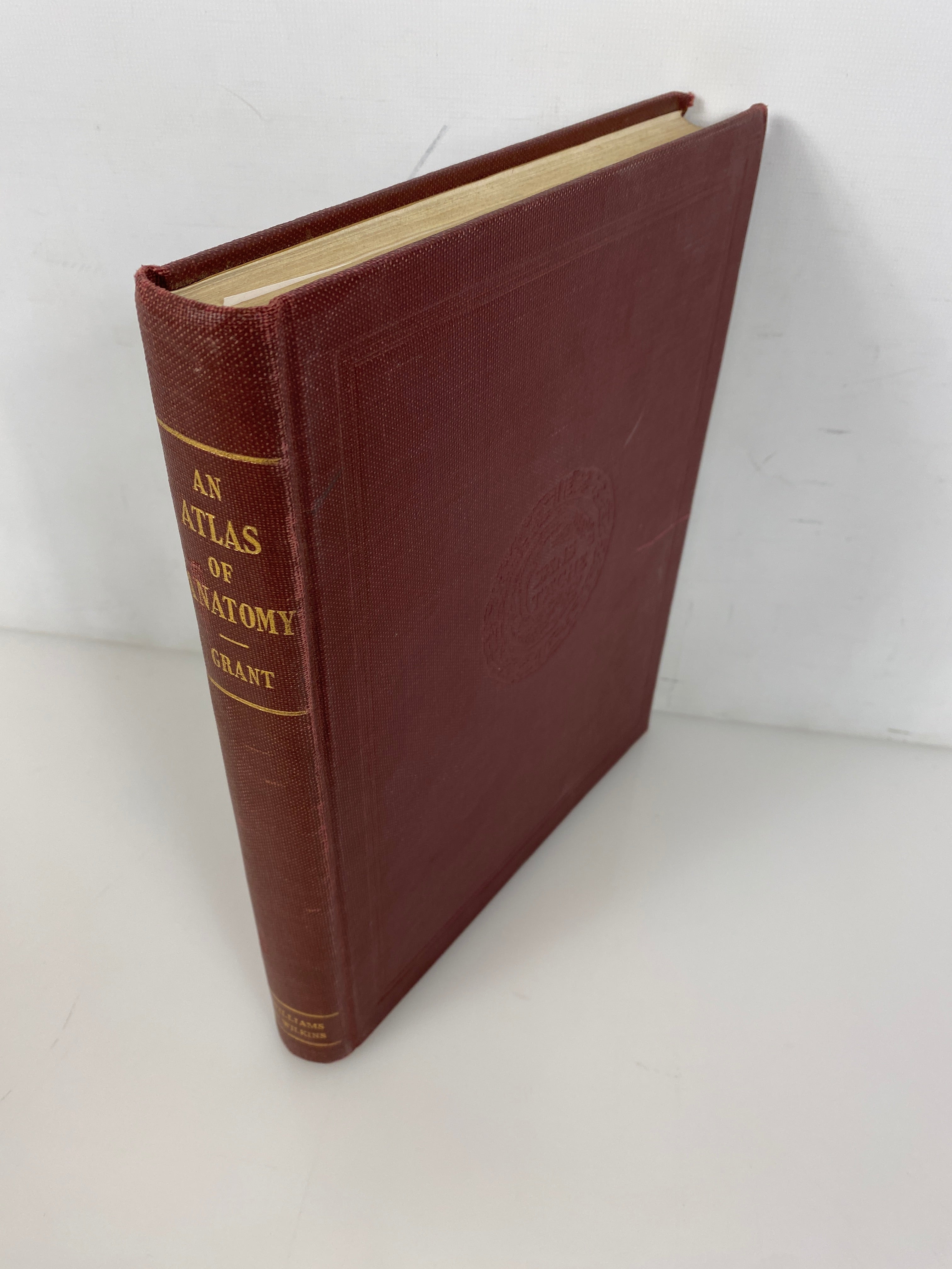 An Atlas of Anatomy JC Boileau Grant 1943 HC