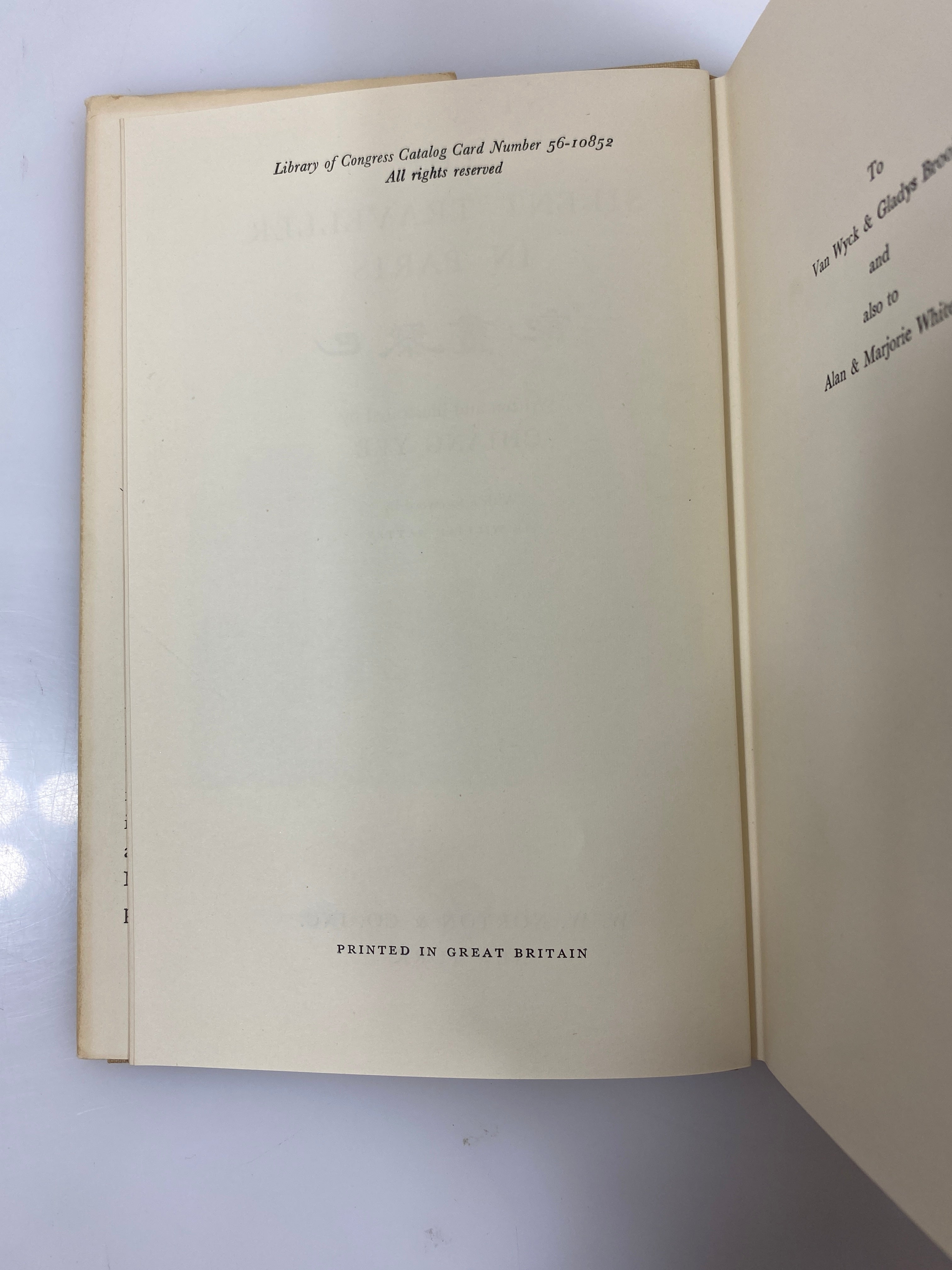 The Silent Traveller in Paris by Chiang Yee W.W. Norton & Co HCDJ