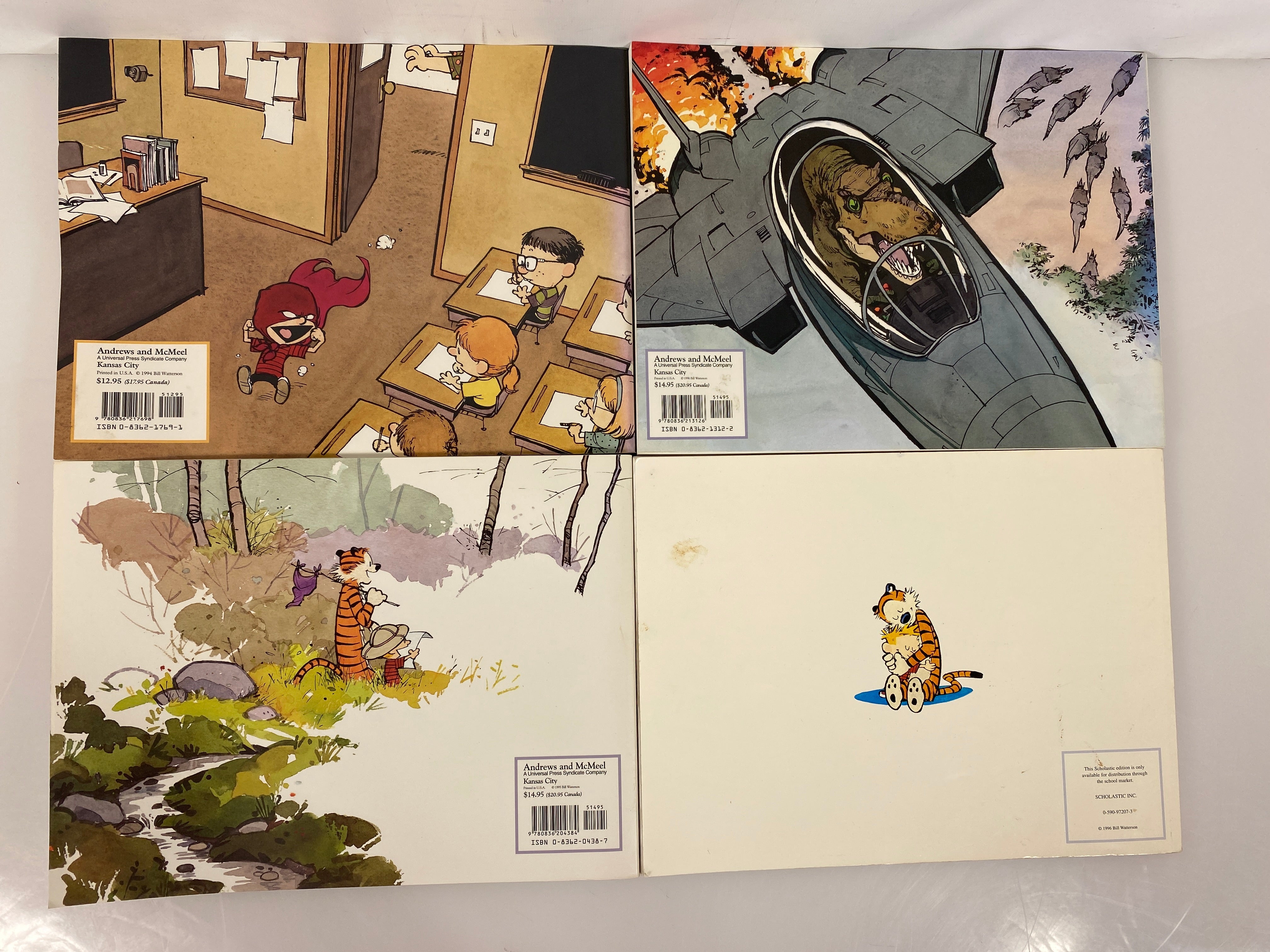 Lot of 14 Calvin and Hobbes Comic Strip Books (1988-1997)