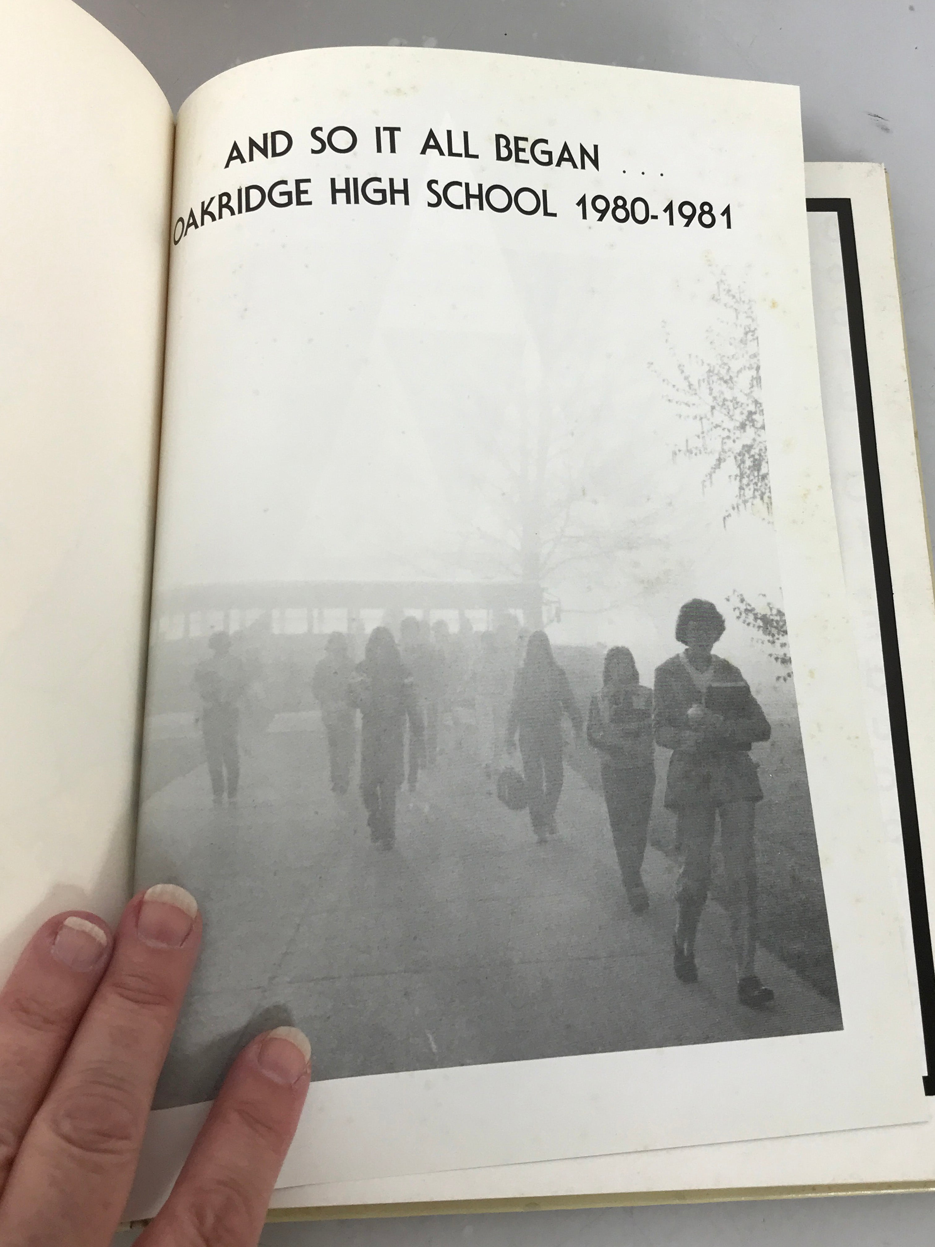 1981 Oakridge High School Yearbook Muskegon Michigan