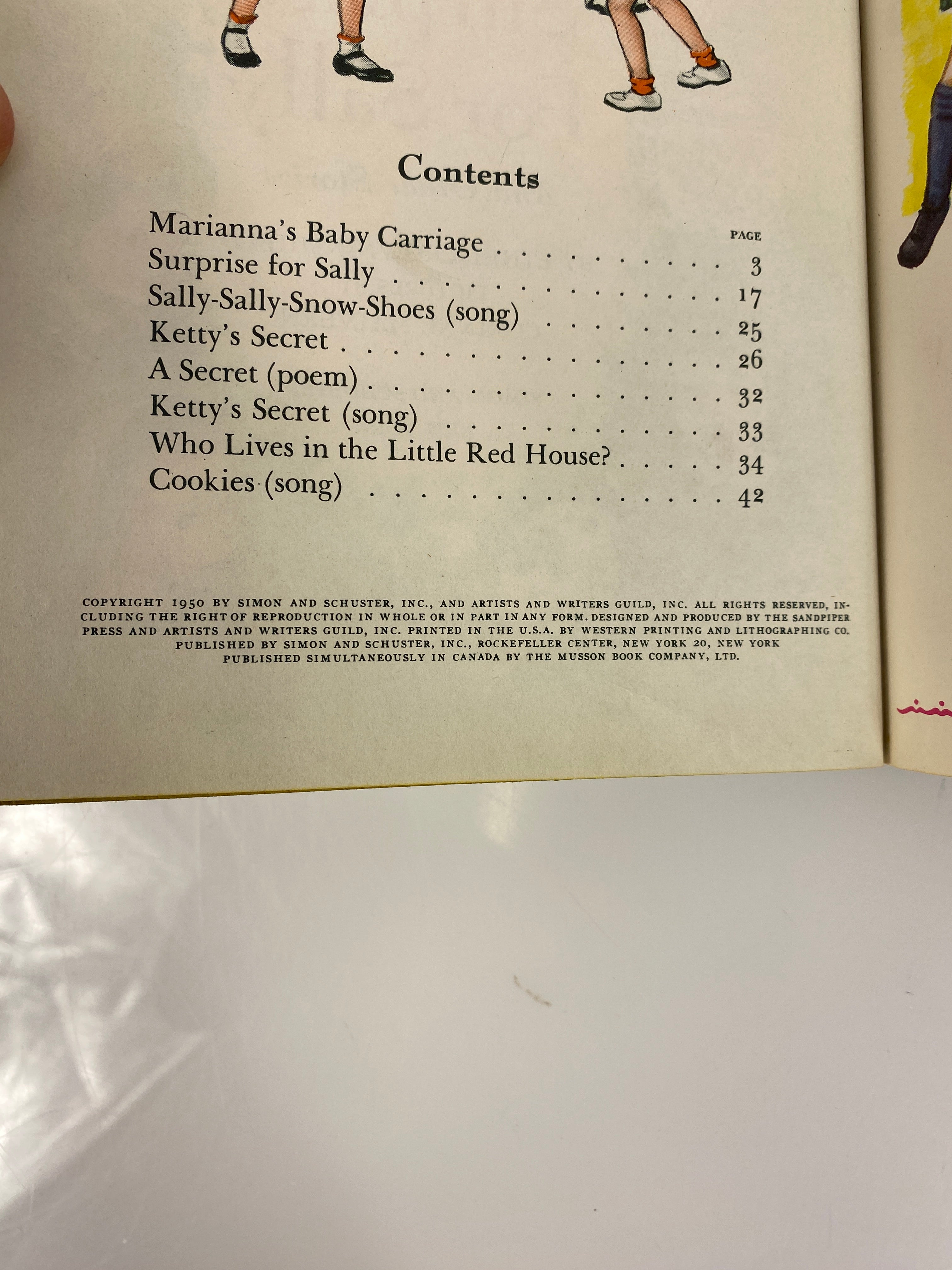 Surprise for Sally Little Golden Book 1950 First Edition A printing