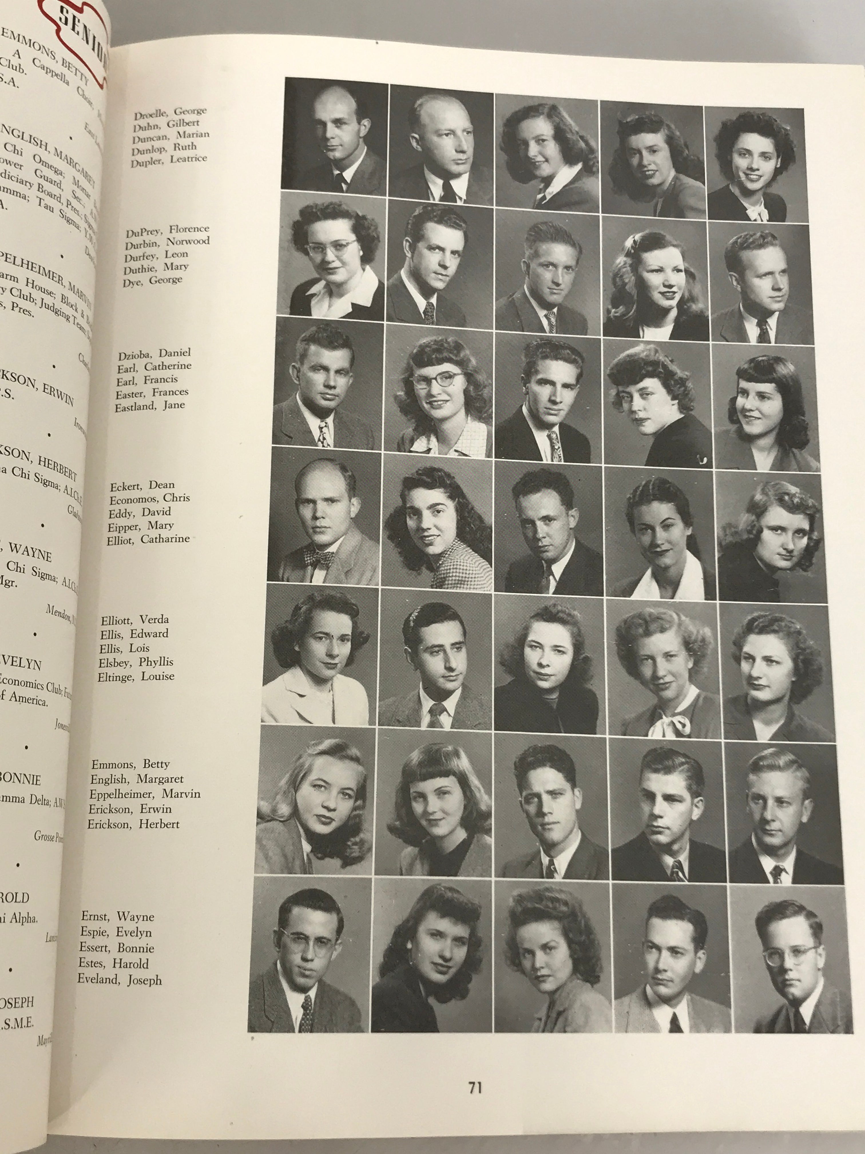 1947 Michigan State College Yearbook East Lansing Michigan HC