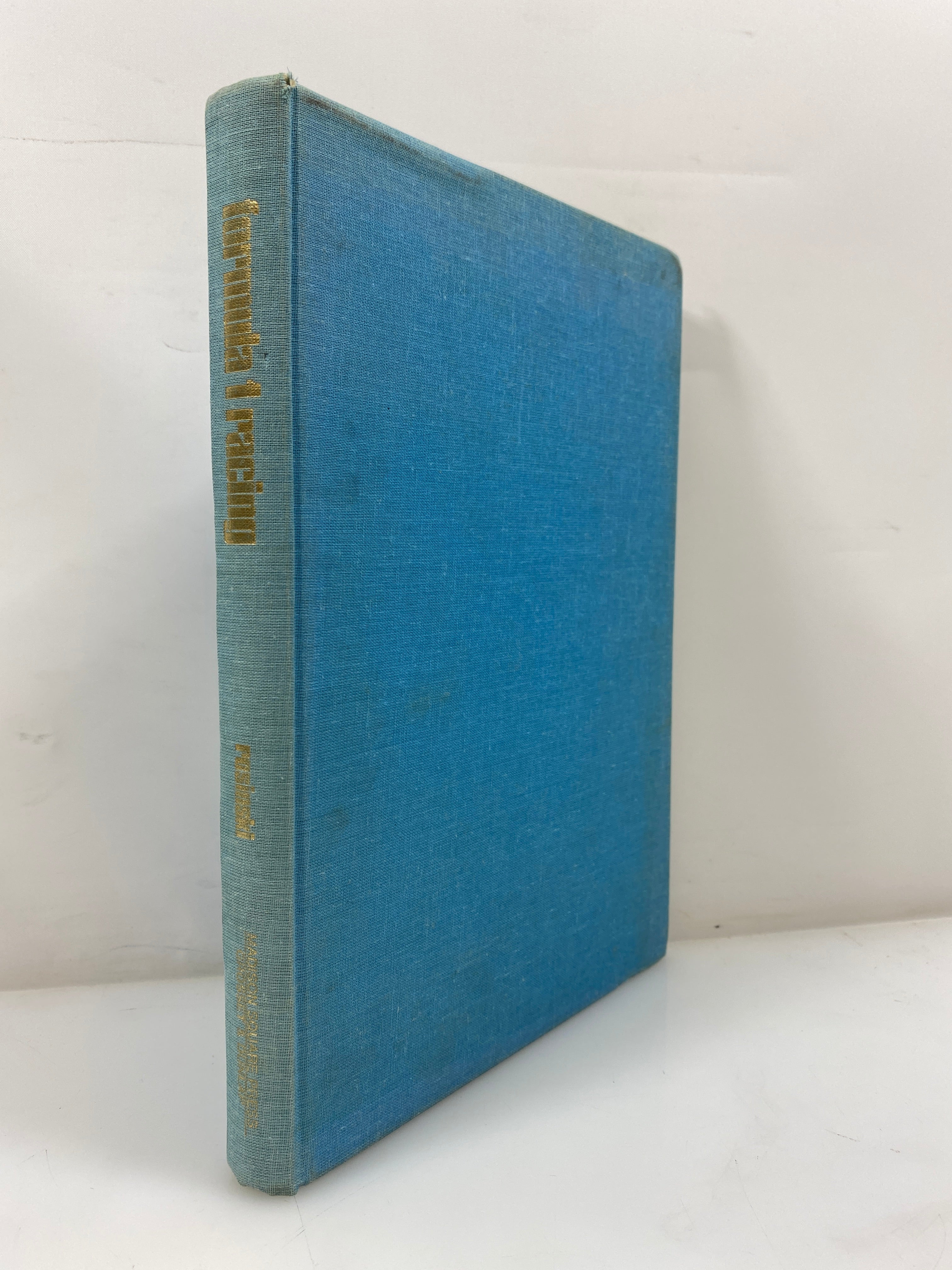 Formula 1 Racing the Modern Era by Rosinski 1972 HC