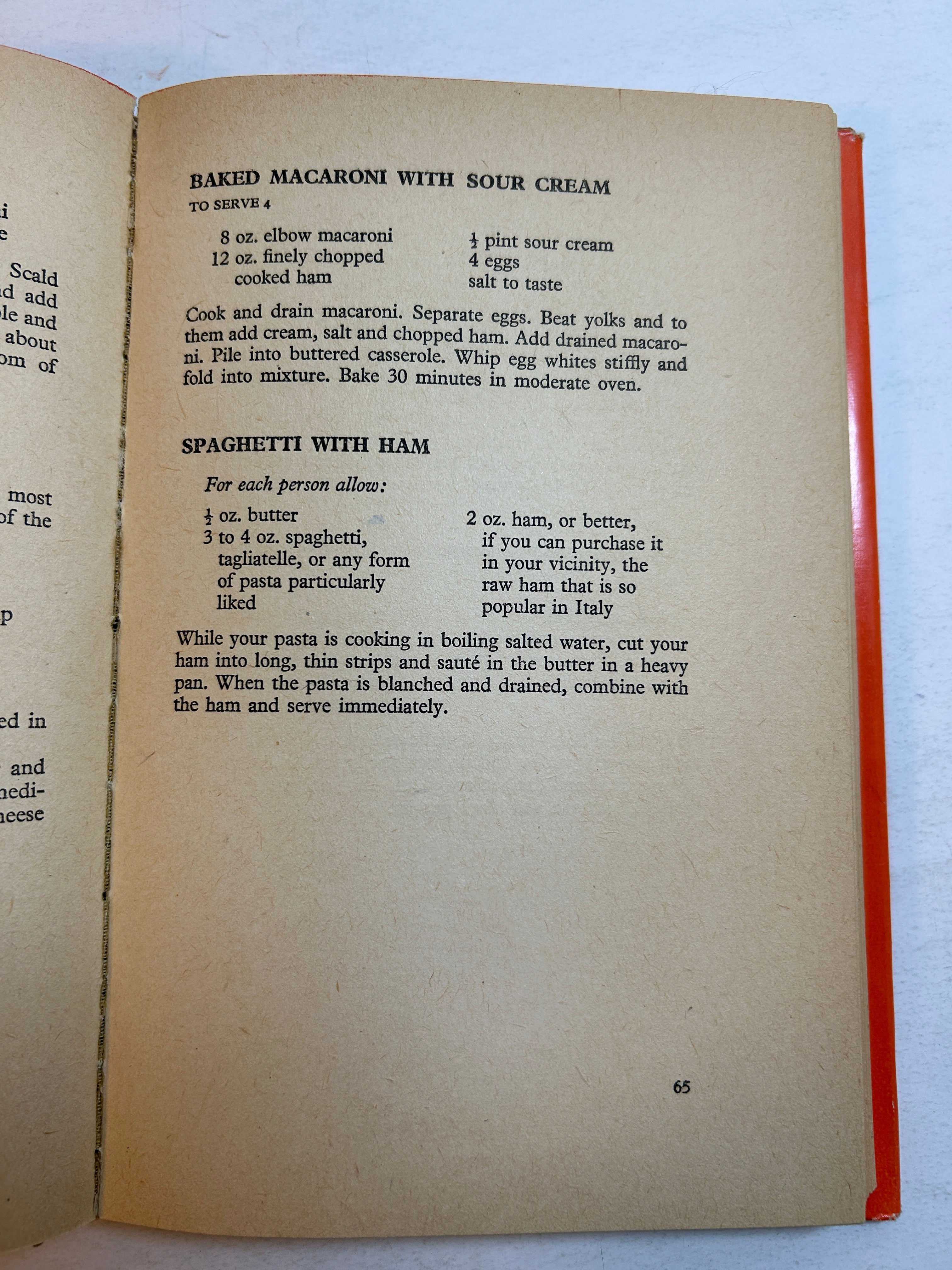 Lot of 2 Cooking the ___Way Vintage/Kitch Cookbooks Spanish & Italian 1960s HCDJ