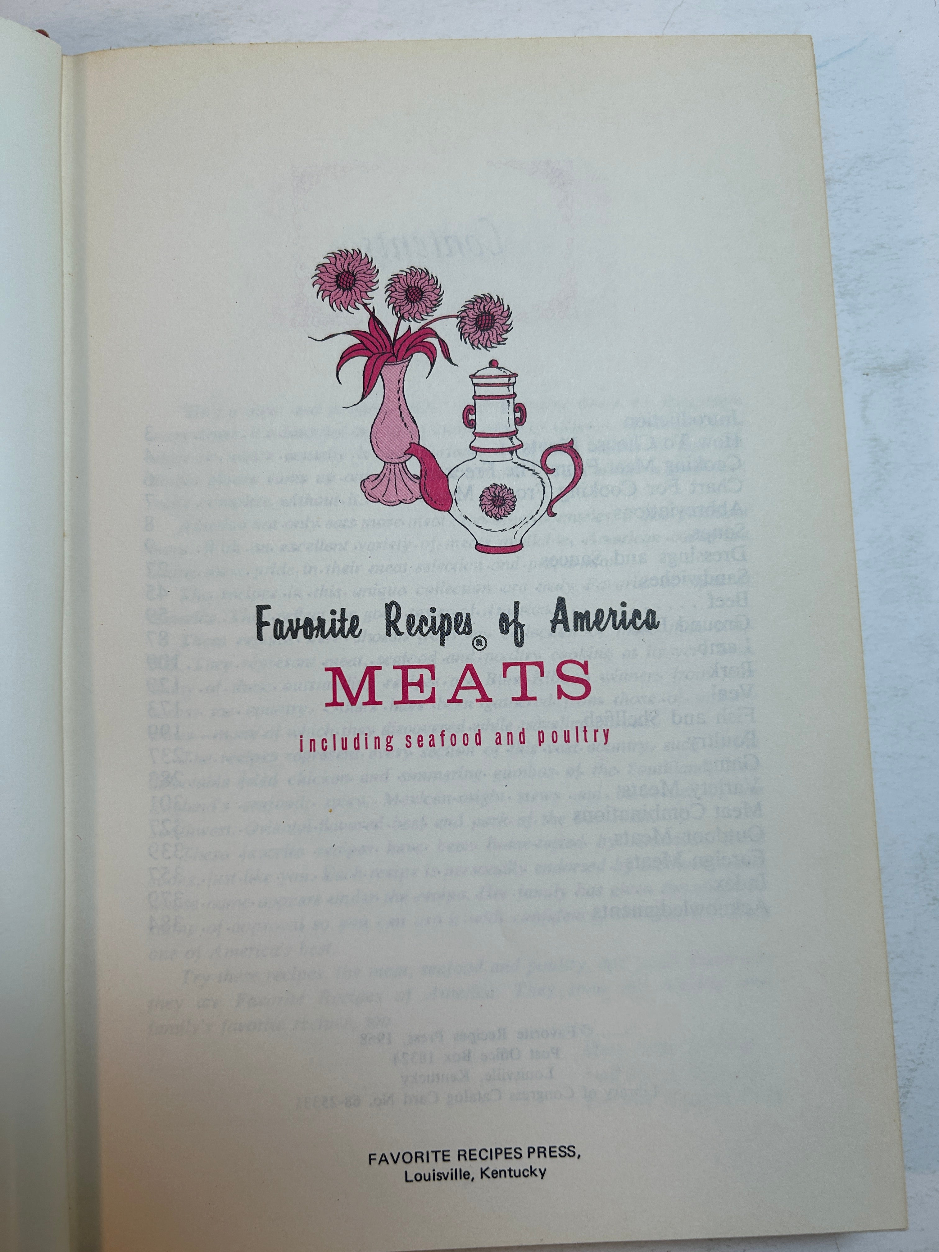 Lot of 4 Favorite Recipes of America Vintage/Kitch Cookbooks 1960s HC