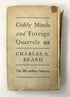 Giddy Minds and Foreign Quarrels by Charles A. Beard 1939 HC