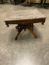 Stone Top Wooden Side Table