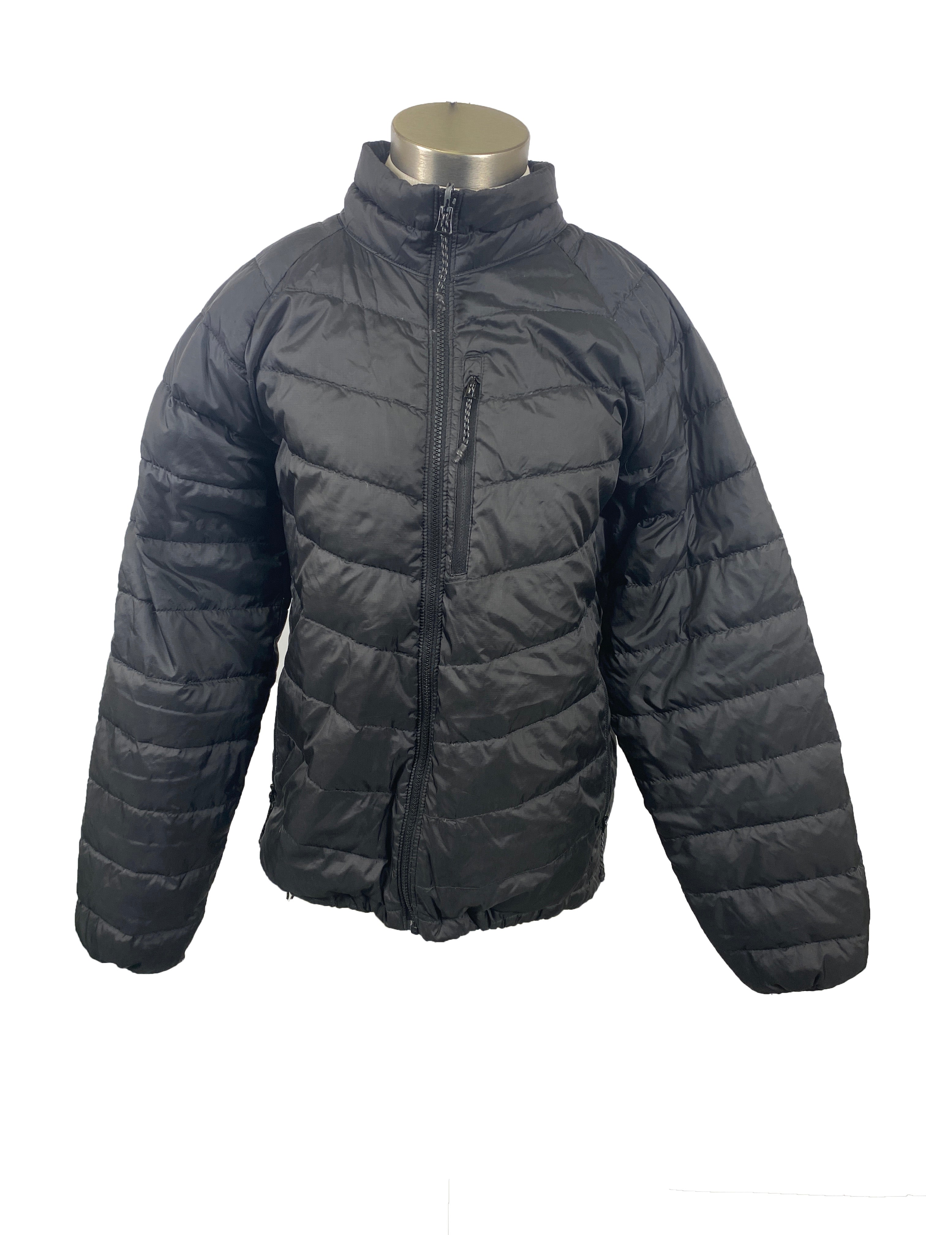 Black Lands' End Down Jacket Women's Size M
