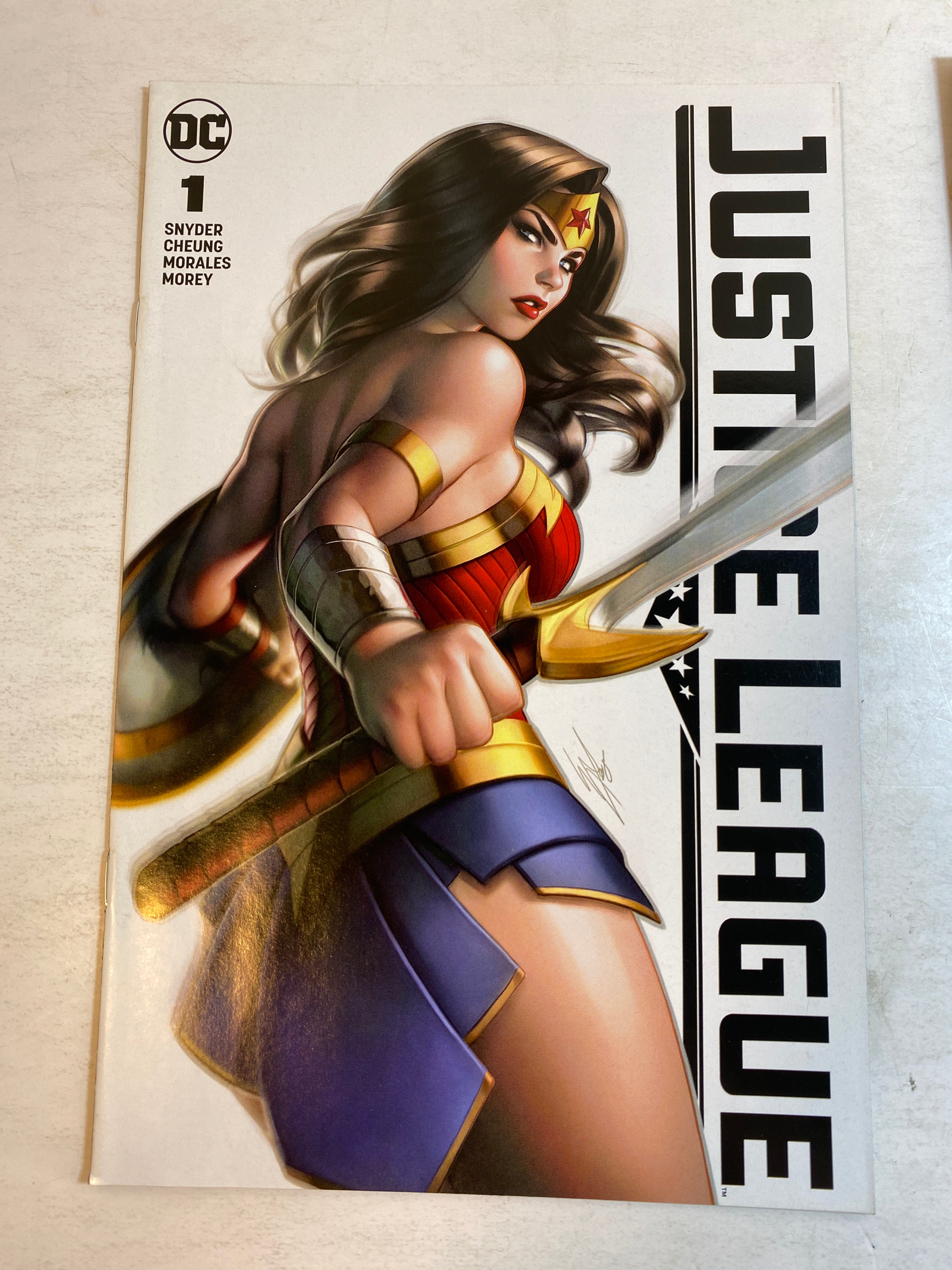Lot of 2 Justice League #1 2018 Warren Louw Variant