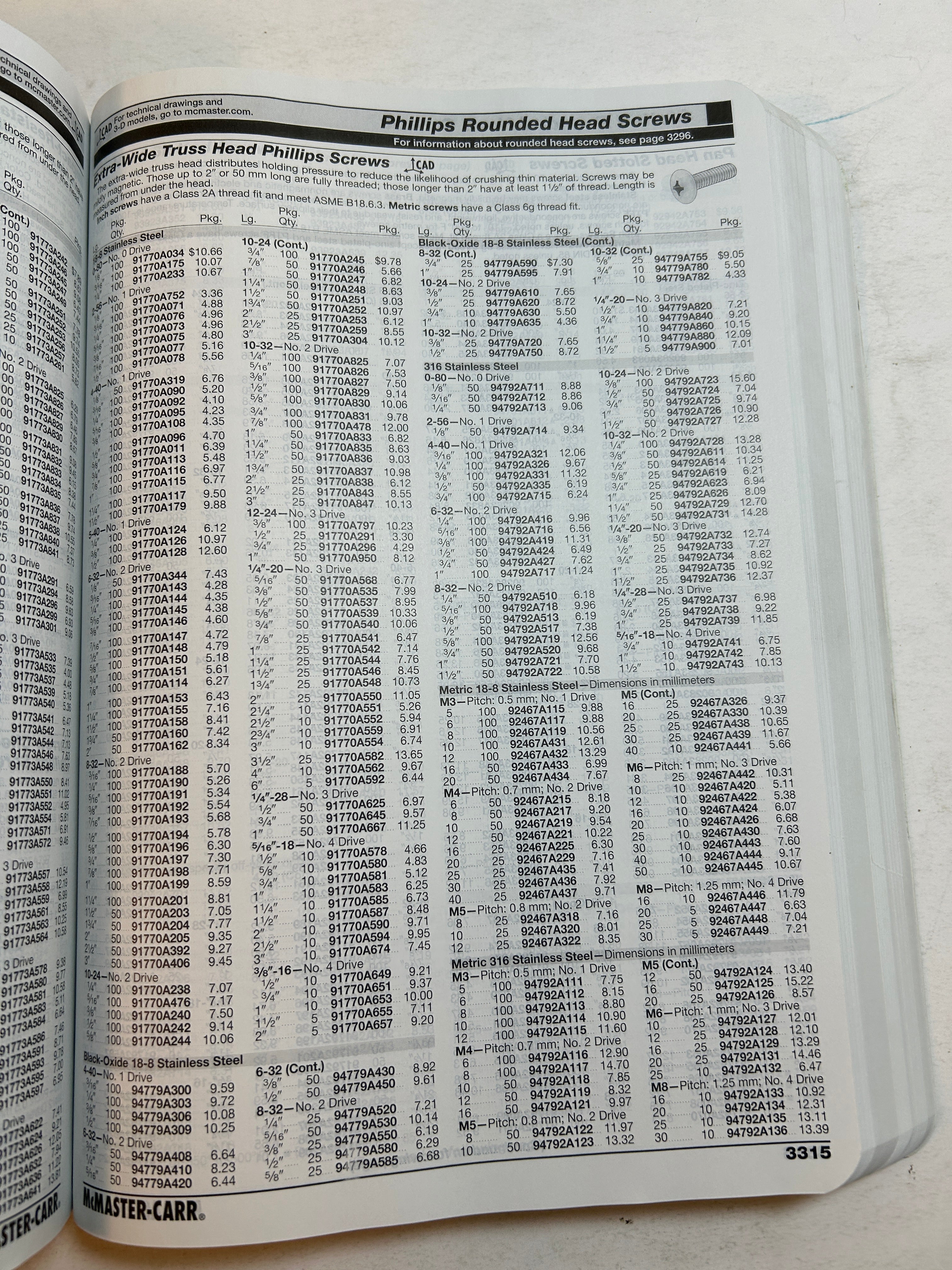 McMaster-Carr Catalog - #128 Cleveland, Ohio SC