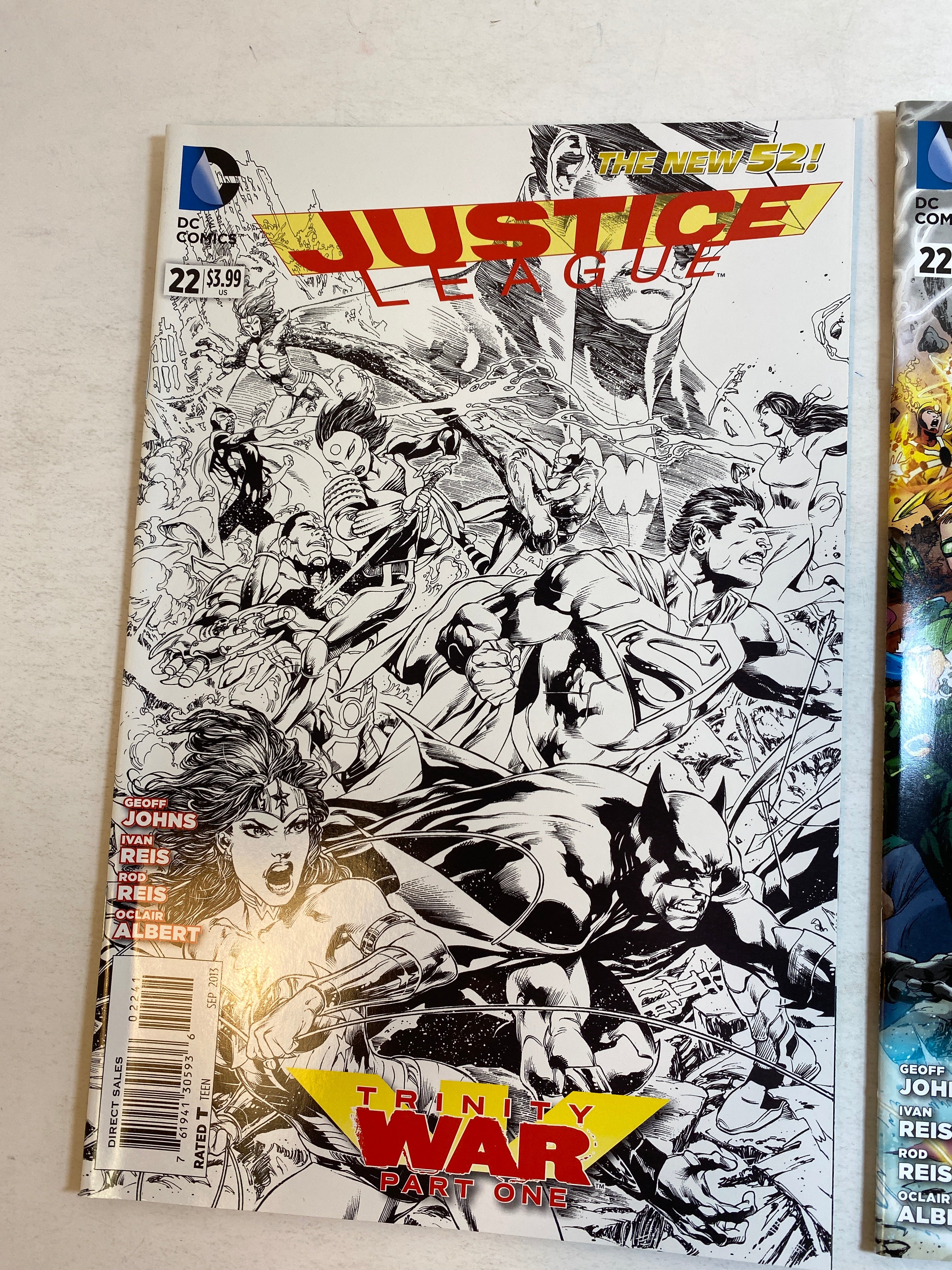 Lot of 3 Justice League #22 2013 Variants Trinity War