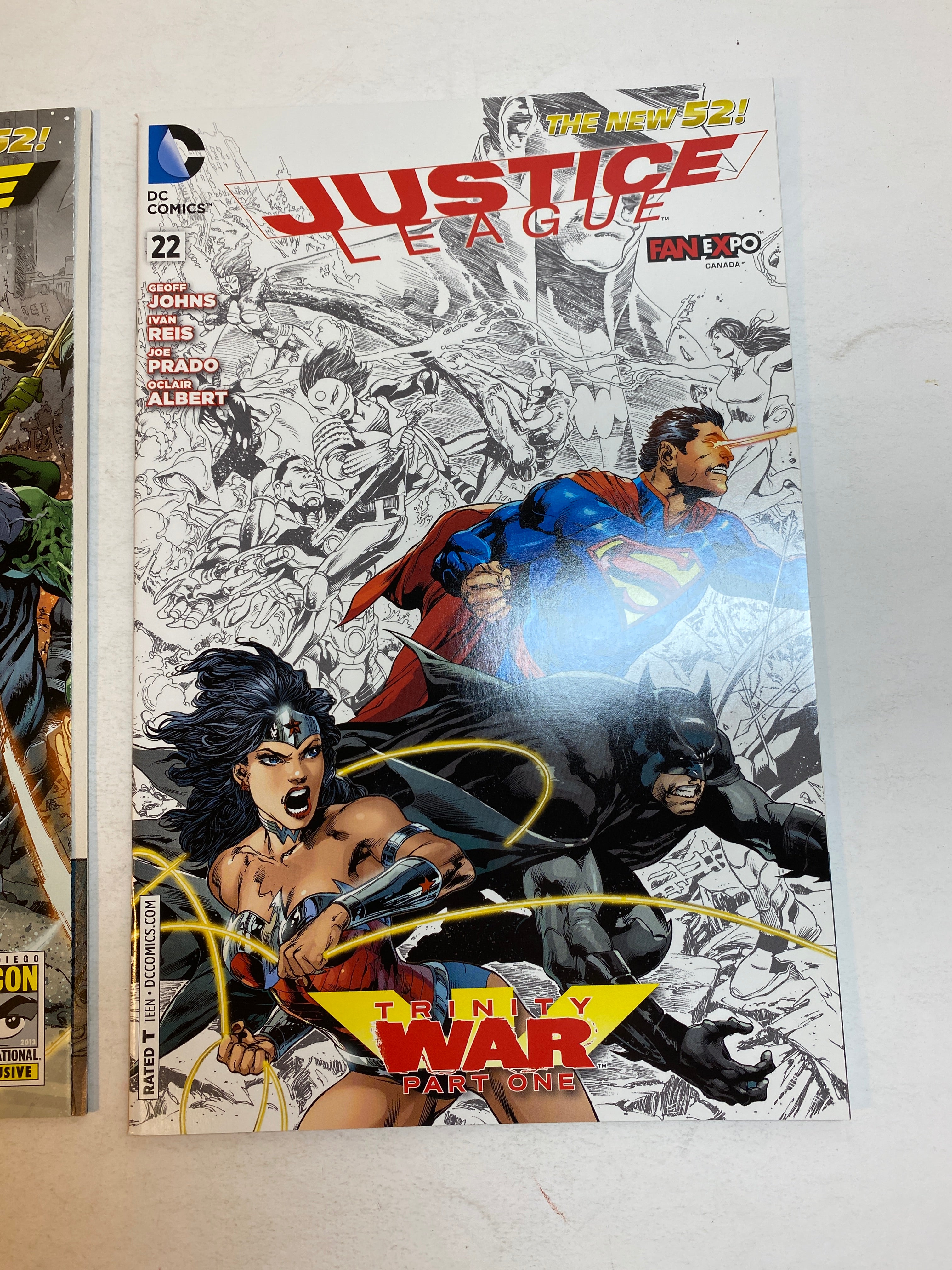 Lot of 3 Justice League #22 2013 Variants Trinity War