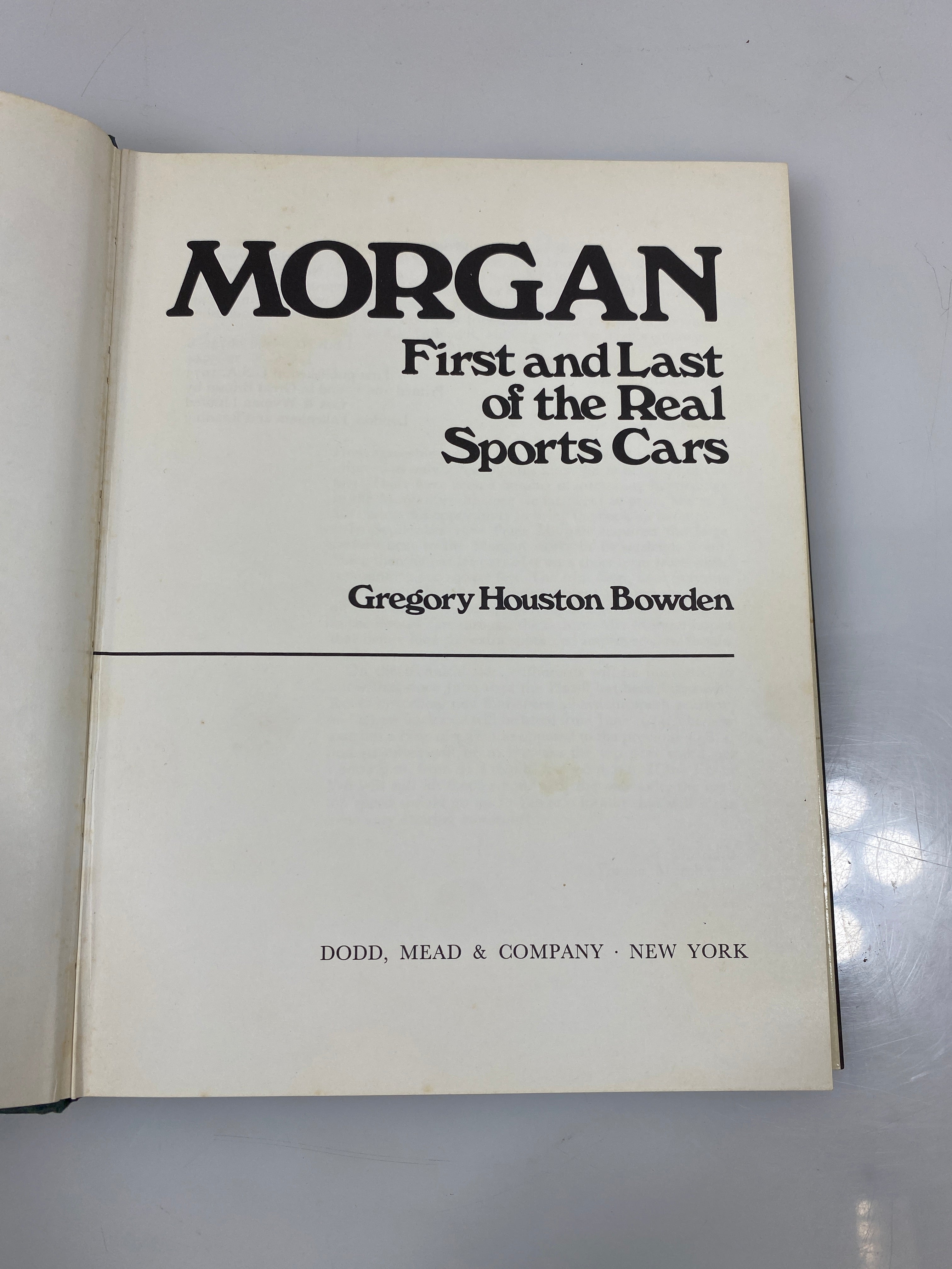 Morgan by Gregory Houston Bowden 1972 HCDJ