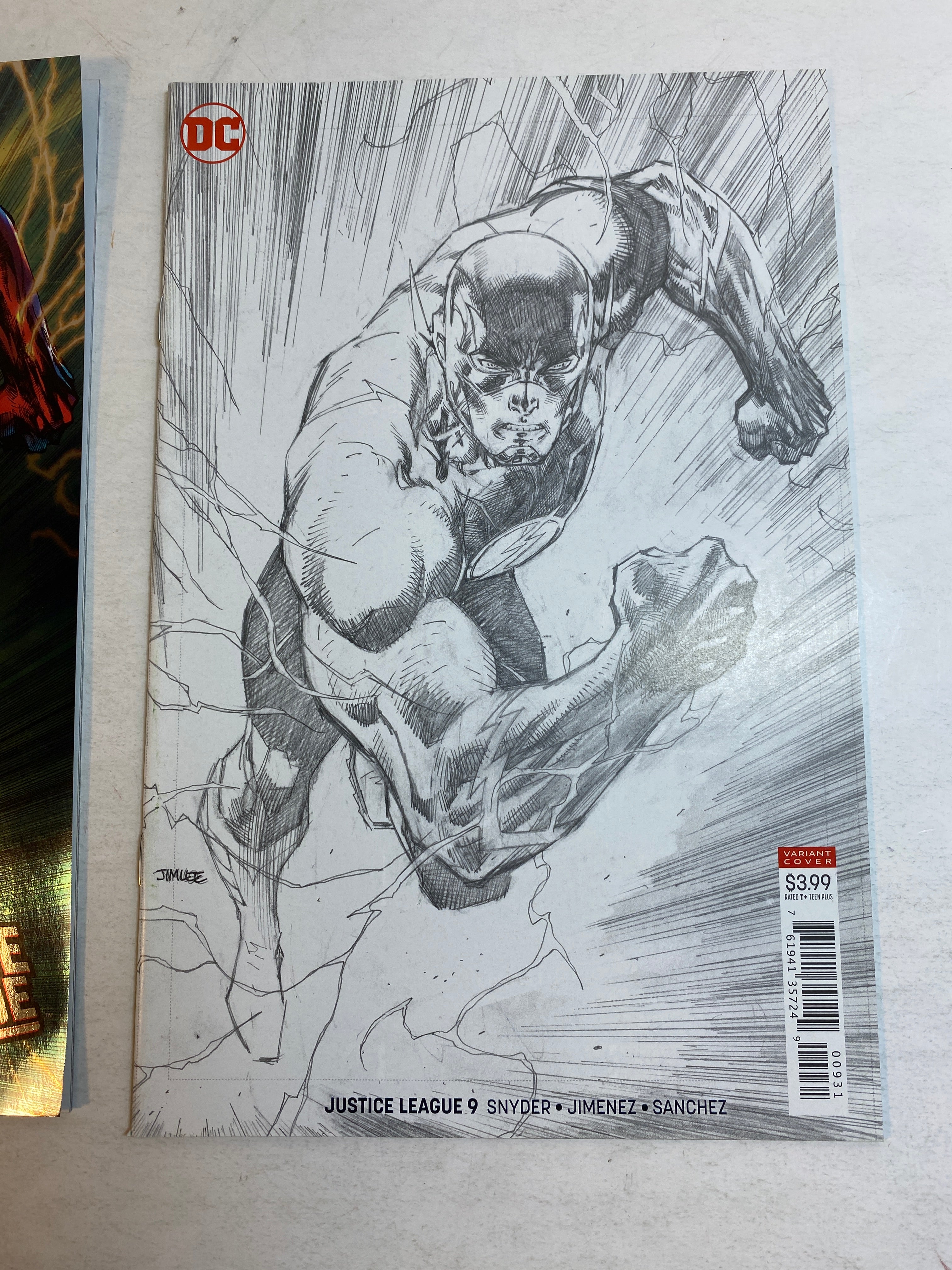 Lot of 2 Justice League #9 2018 Variant Covers Sketch/Convention