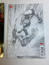 Lot of 2 Justice League #9 2018 Variant Covers Sketch/Convention