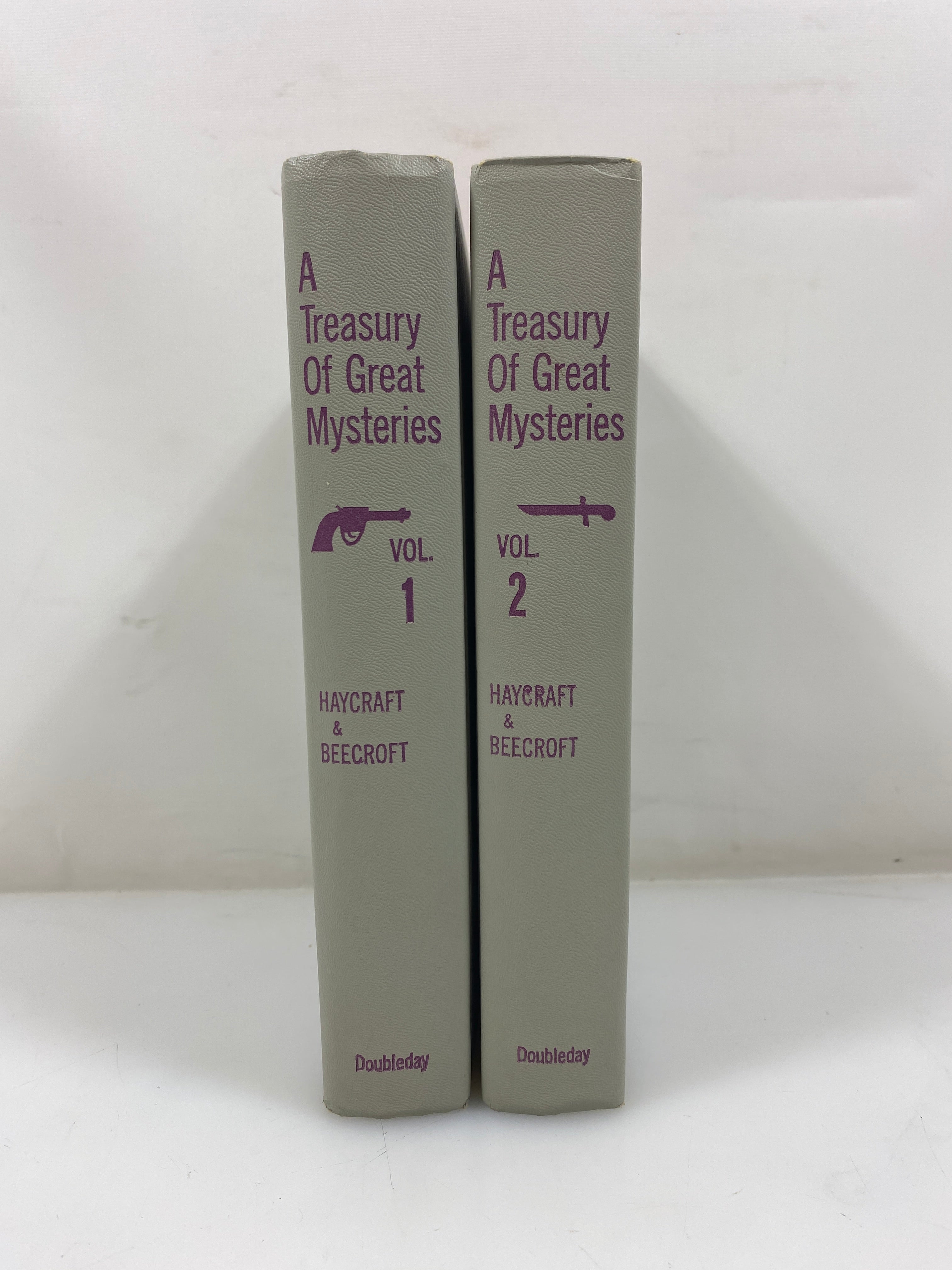 A Treasury of Great Mysteries by Haycroft/Beecroft 1957 HC