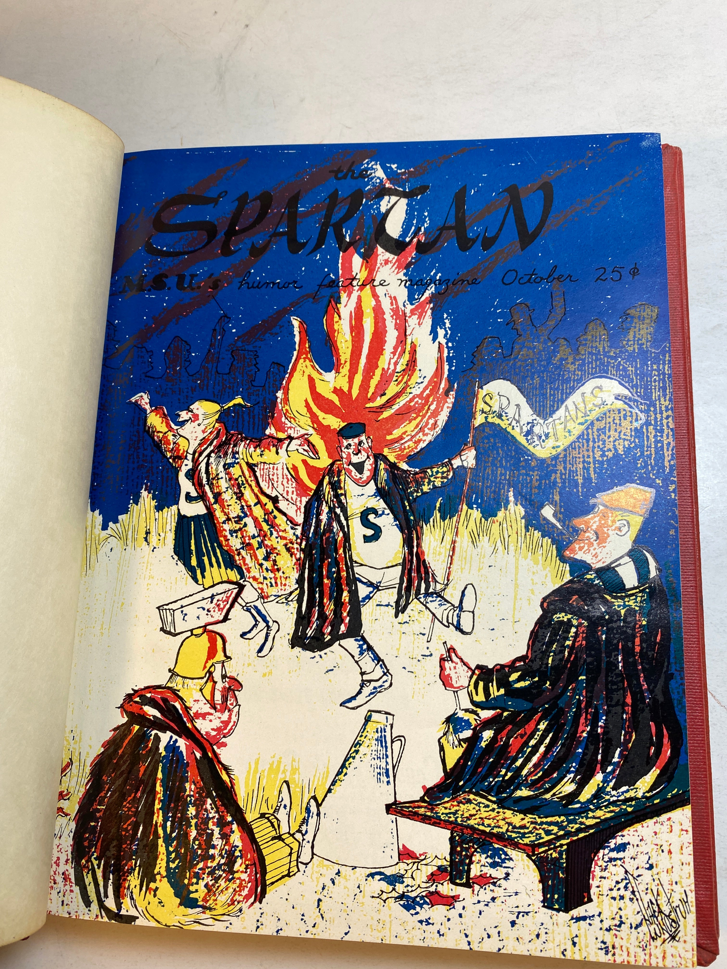 The Spartan Humor and Feature Magazine MSU Volumes 20-22 1956-1958