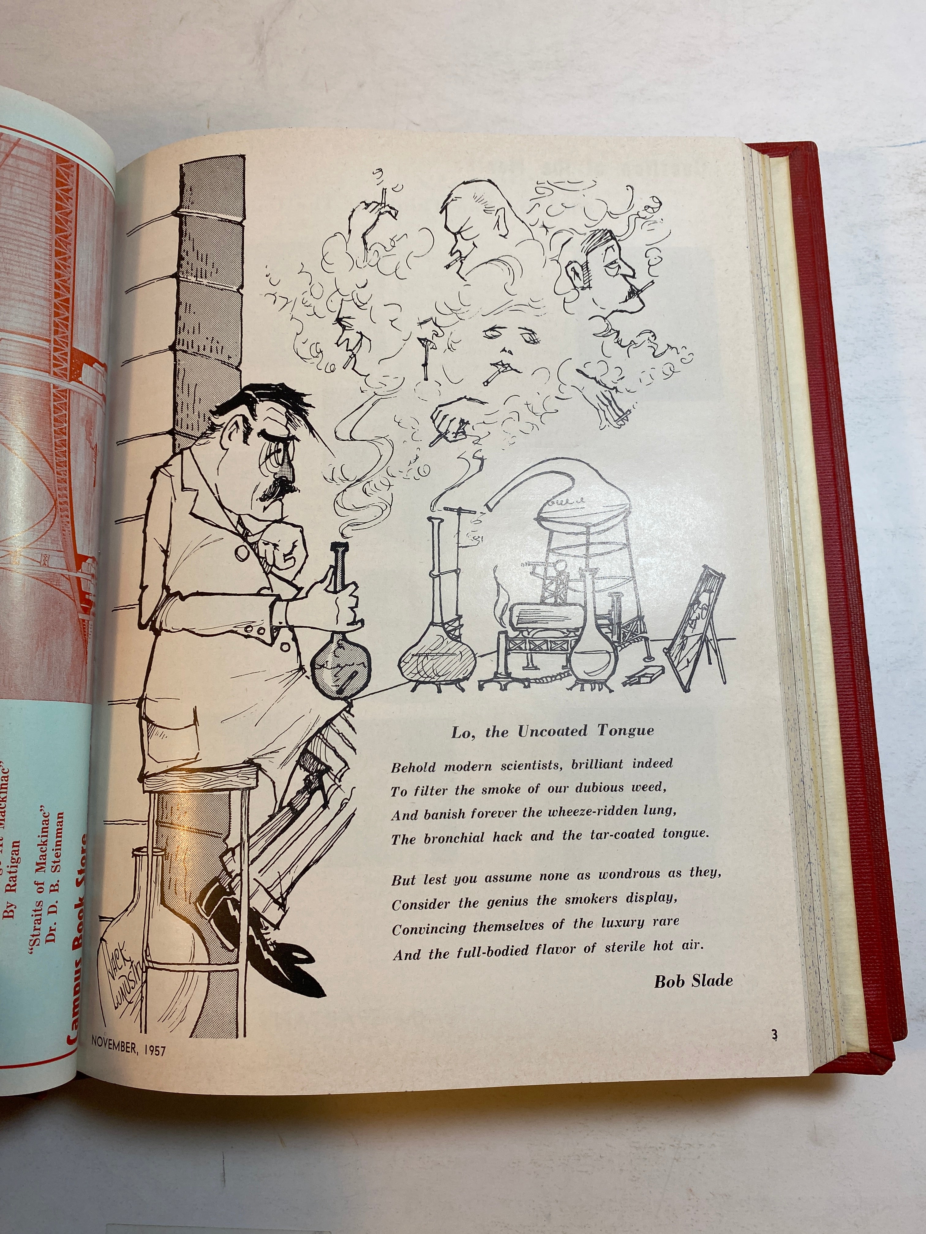 The Spartan Humor and Feature Magazine MSU Volumes 20-22 1956-1958