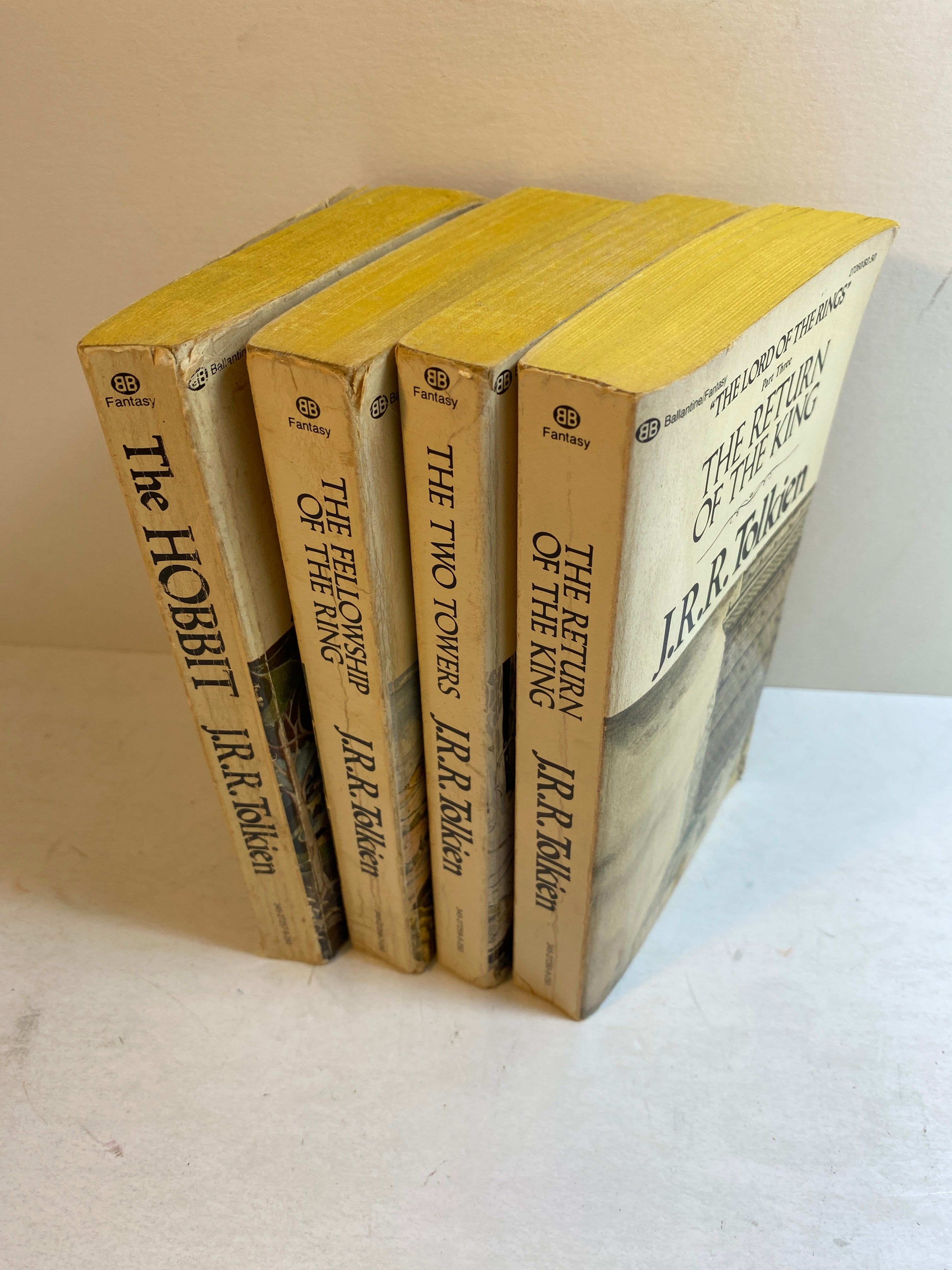 Lord of the Rings Series and the Hobbit Tolkien Ballantine 1978 SC