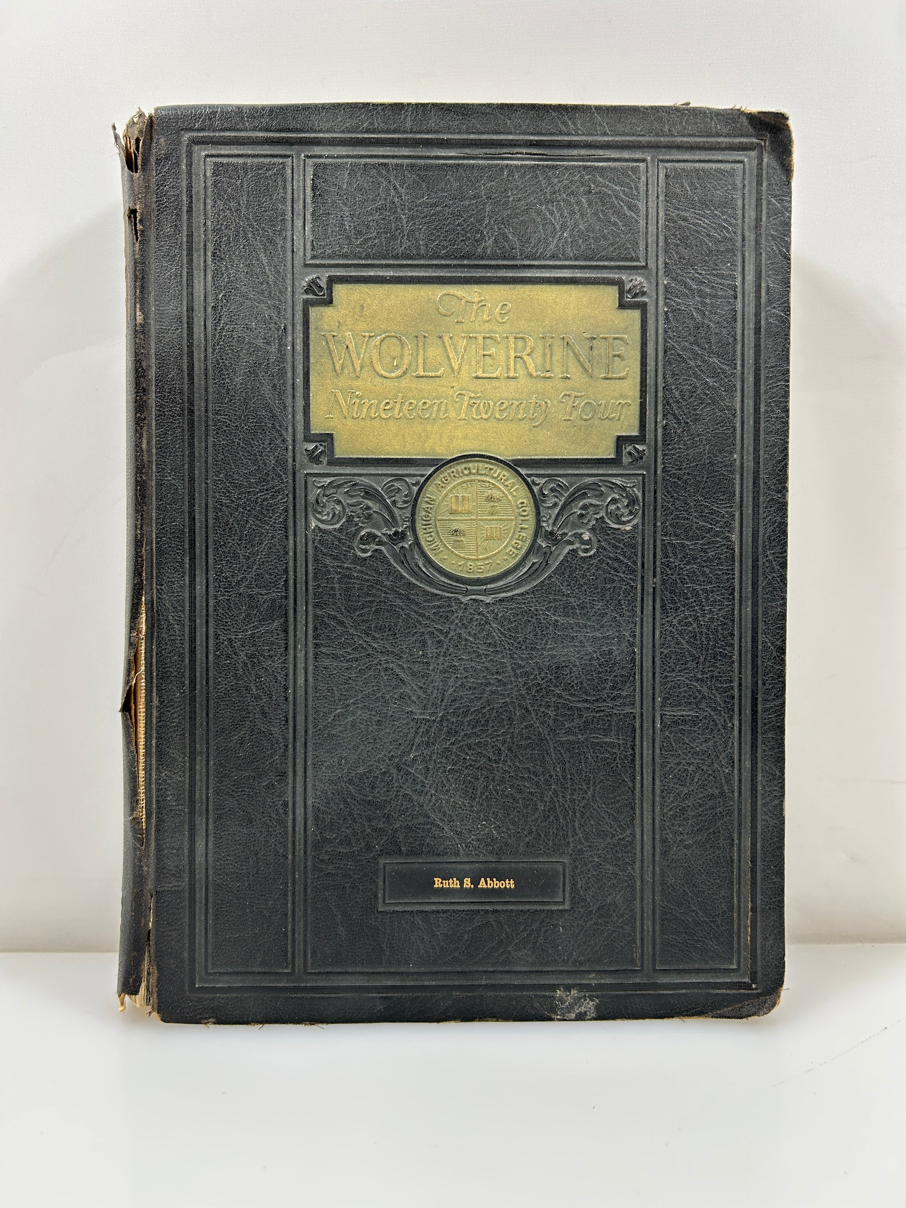 1924 Michigan Agricultural College Yearbook Wolverine